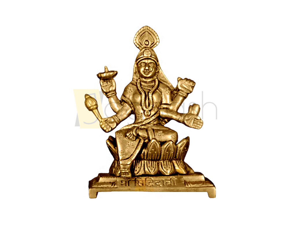 Brass Maa Siddhidharti Idol (6.2 Inch)