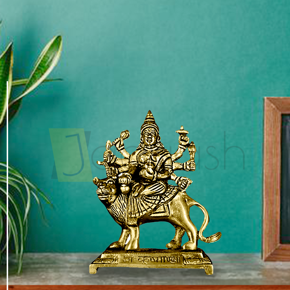 Brass Maa Kushmanda Idol (6.6 Inch)