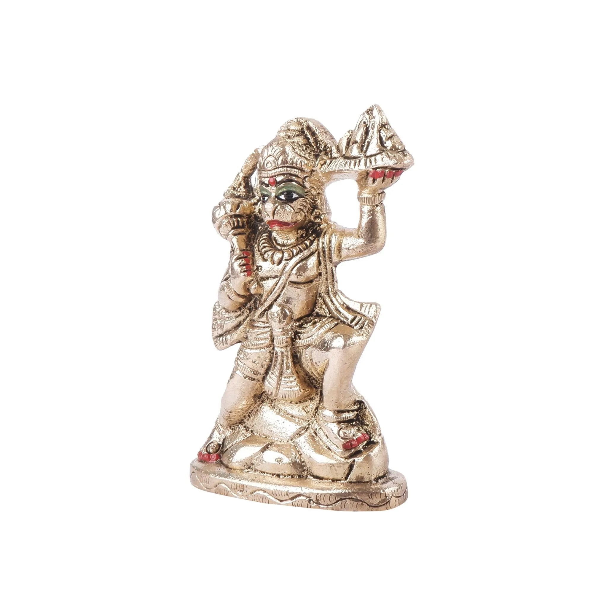 Brass Bhagwan Hanuman Idol(4.3 Inch)