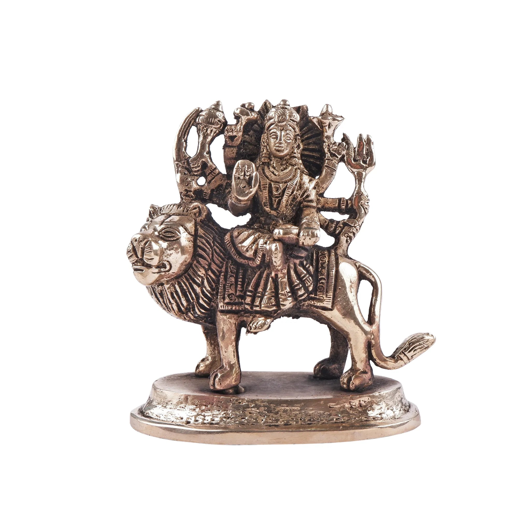 Brass Maa Durga Idol (4.3 Inch)