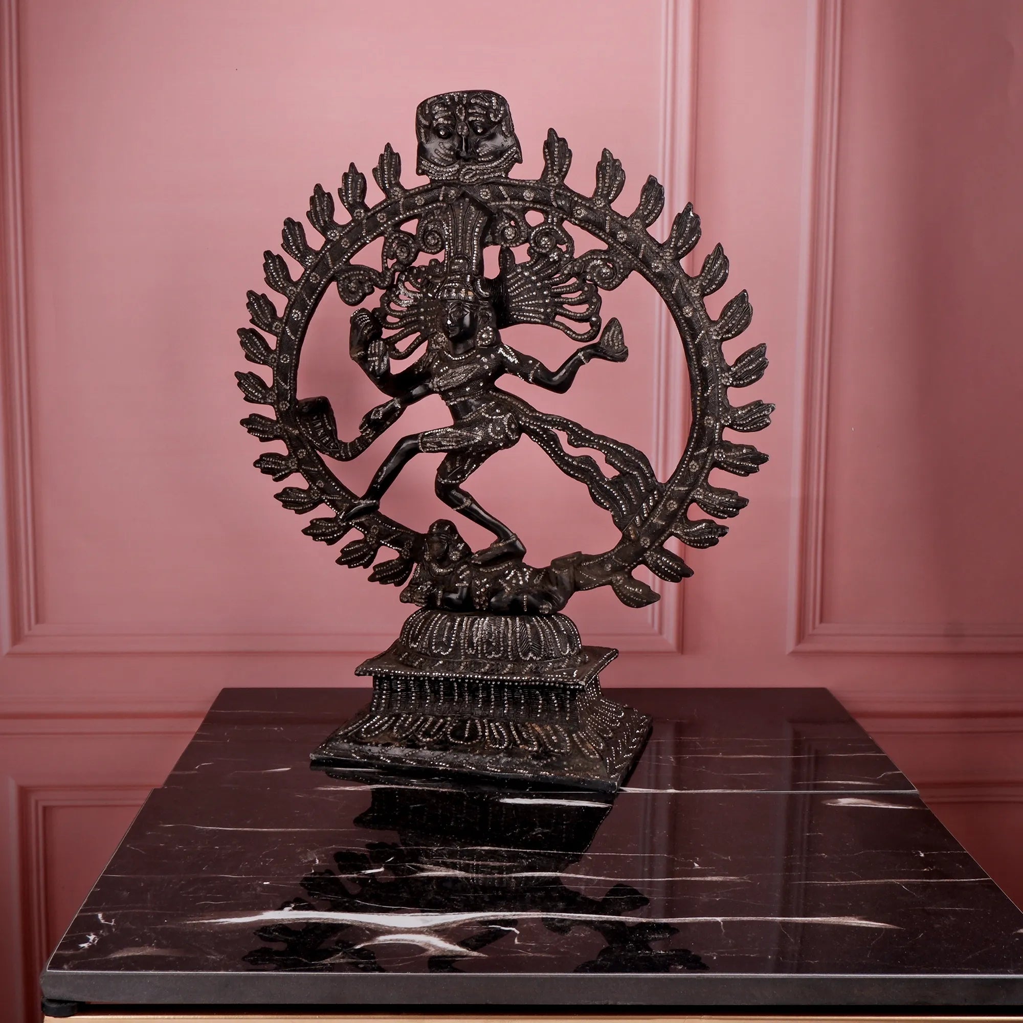 White Metal Natraj (16.9 Inch)