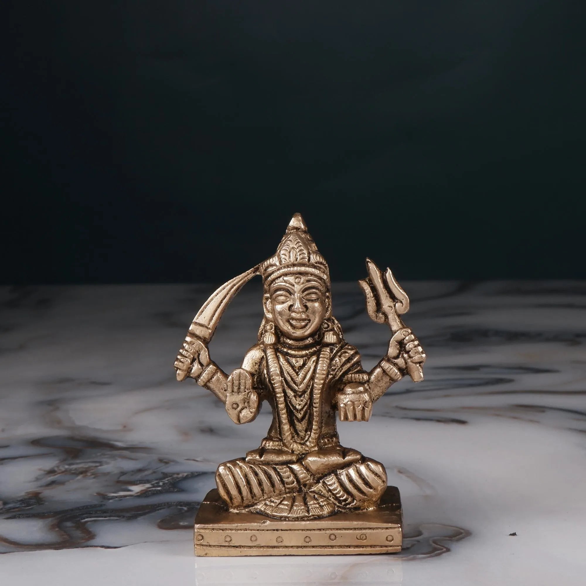 Brass Santoshi Maa (3.1 Inch)