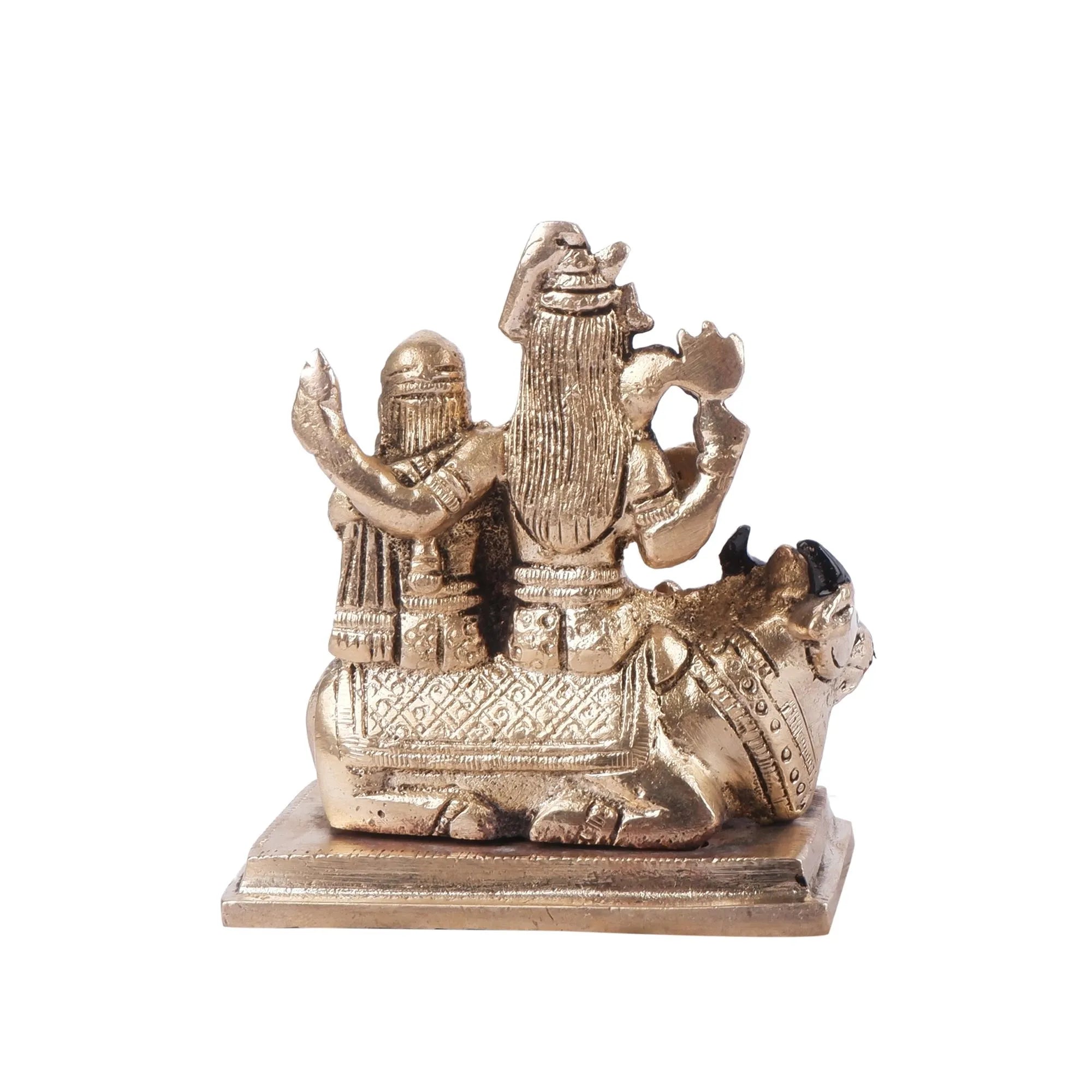 Brass Shiv Pariwar Idol(4.3 Inch)