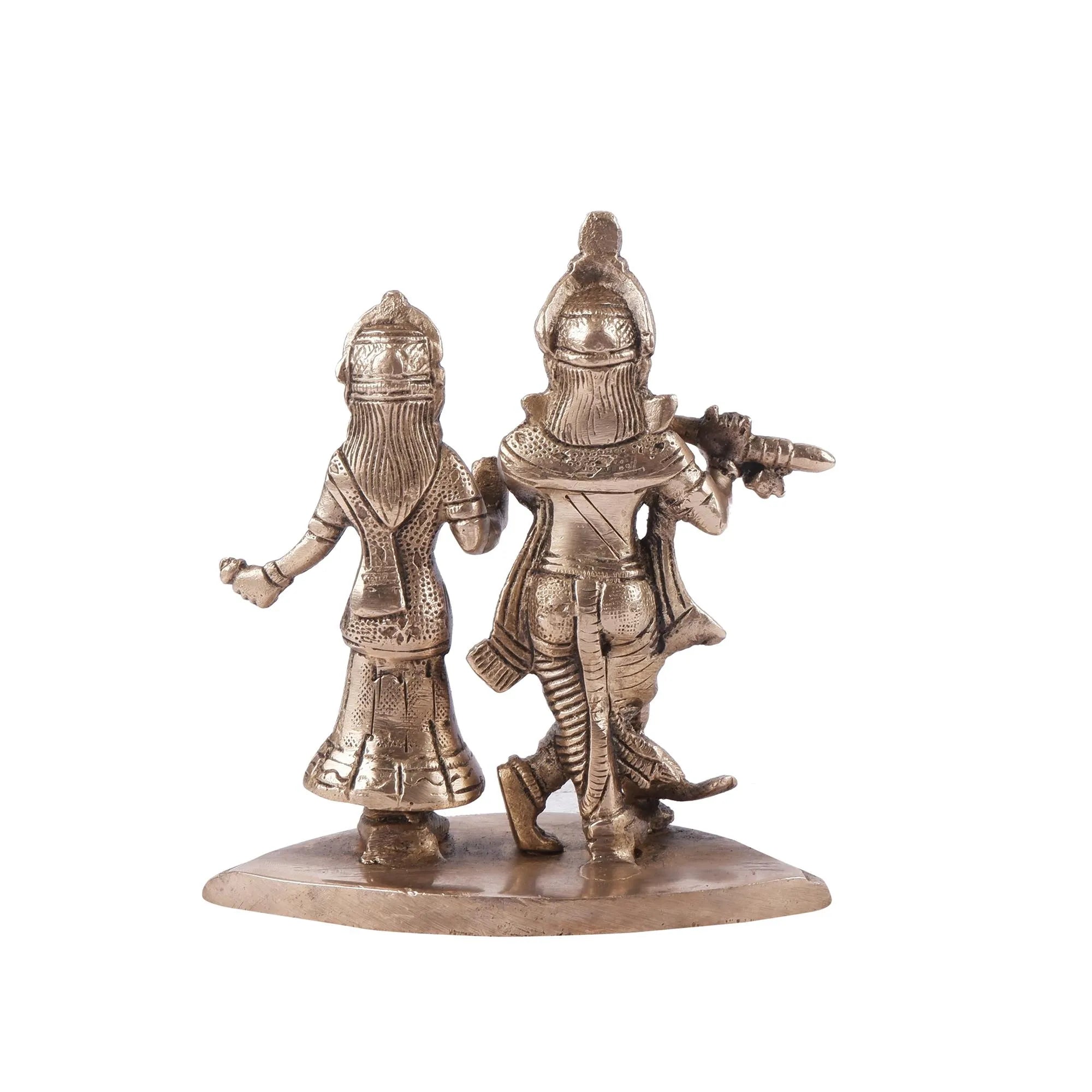 Brass Radha Krishna Idol(5.5 Inch)