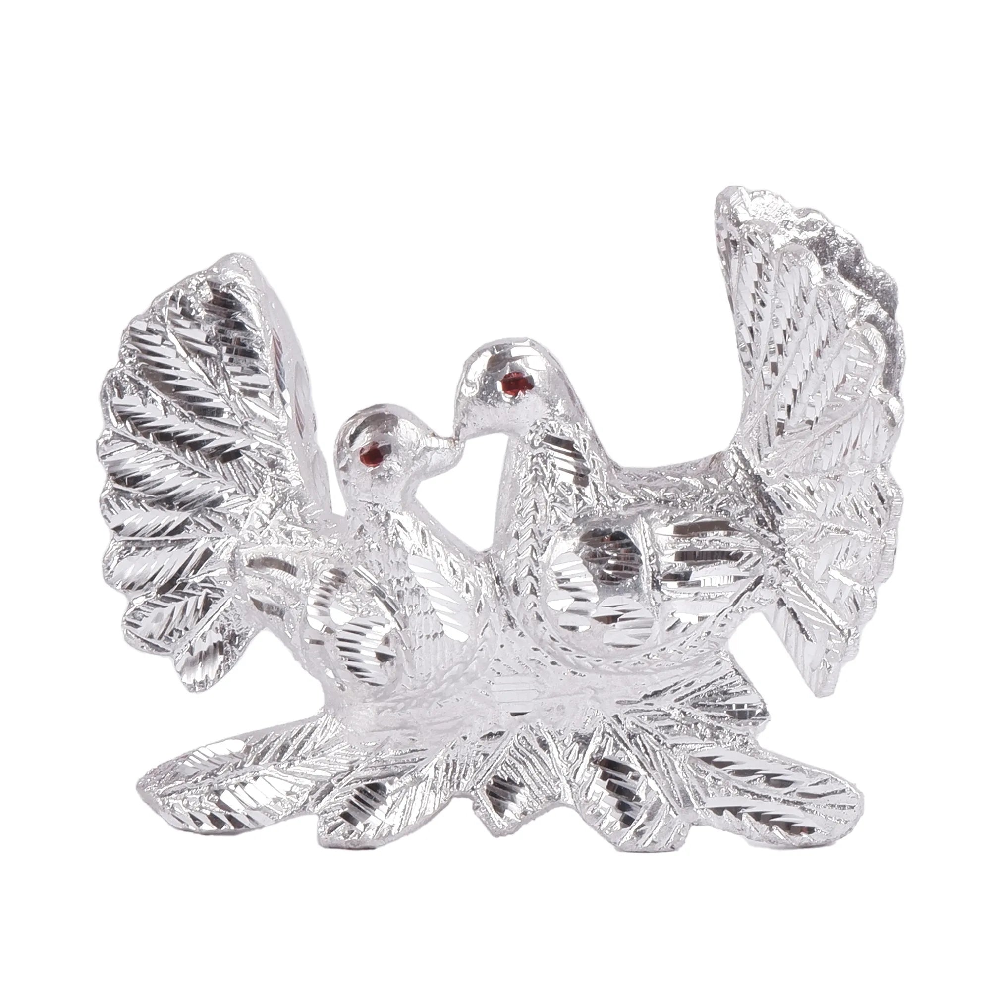 White Metal Love Bird (4.7 Inch)