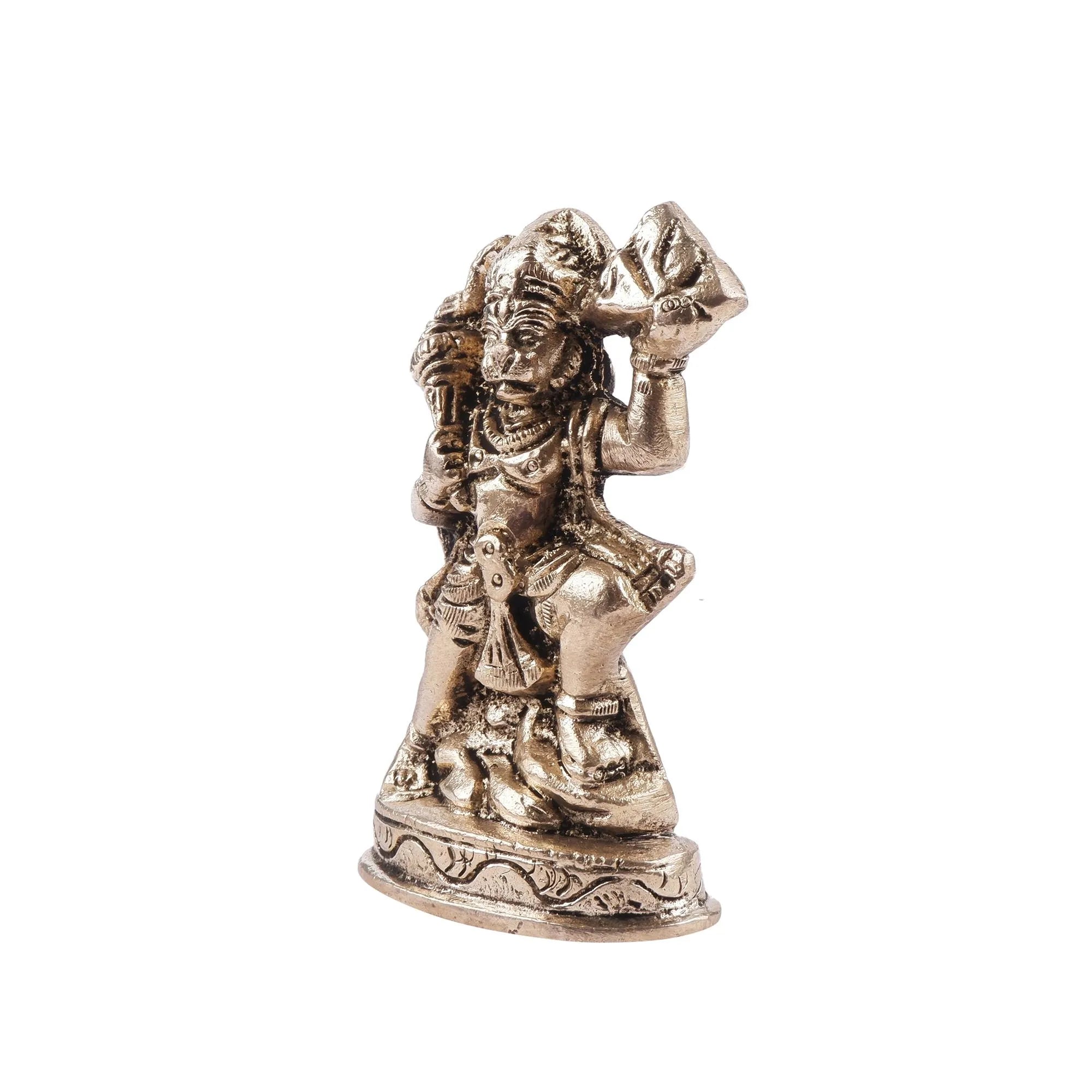 Brass Hanuman Idol(3.5 Inch)