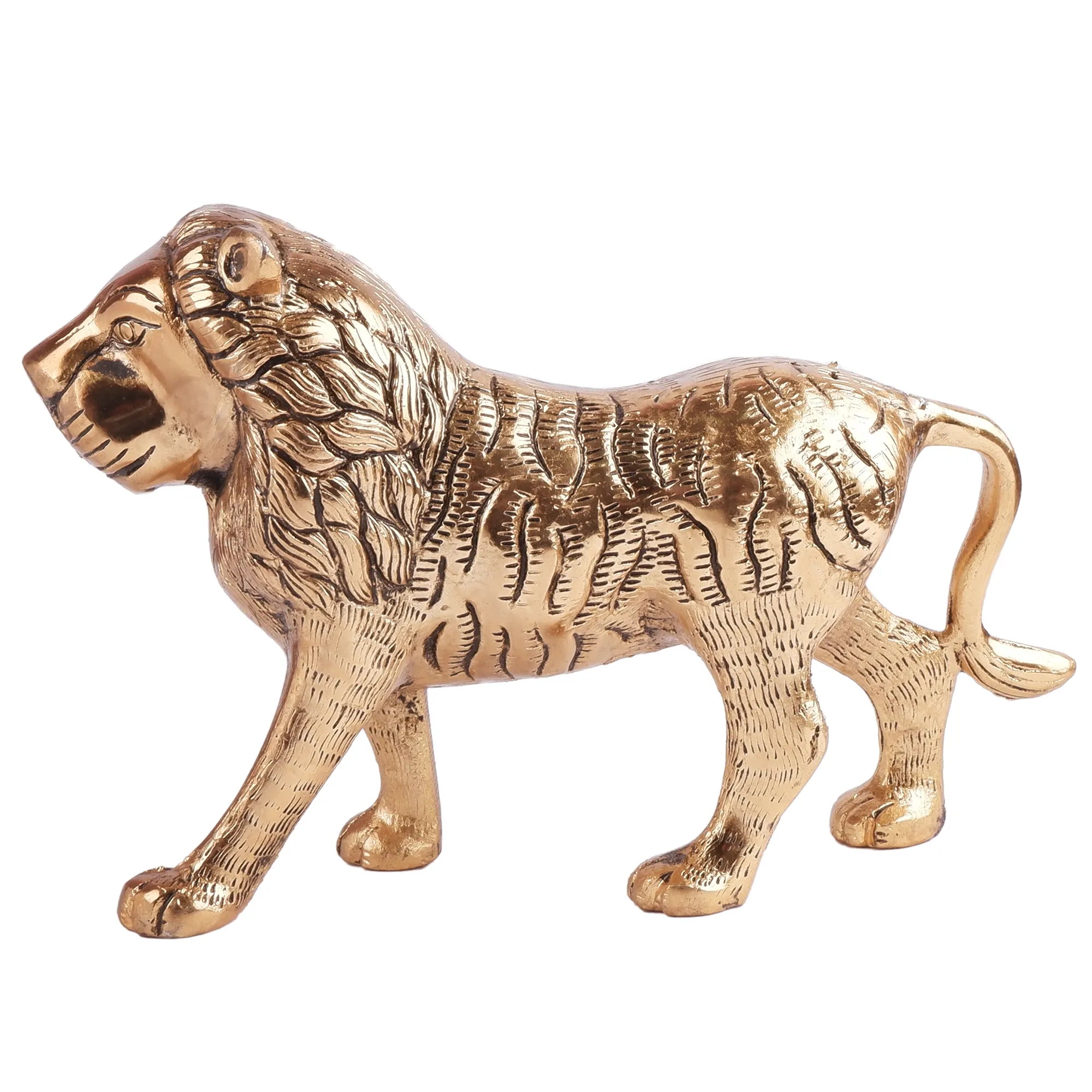 German silver Golden Lion (6.2 Inch)