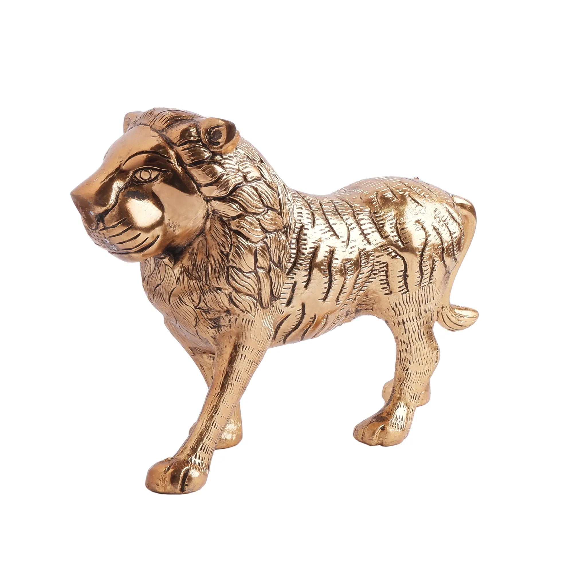 German silver Golden Lion (6.2 Inch)