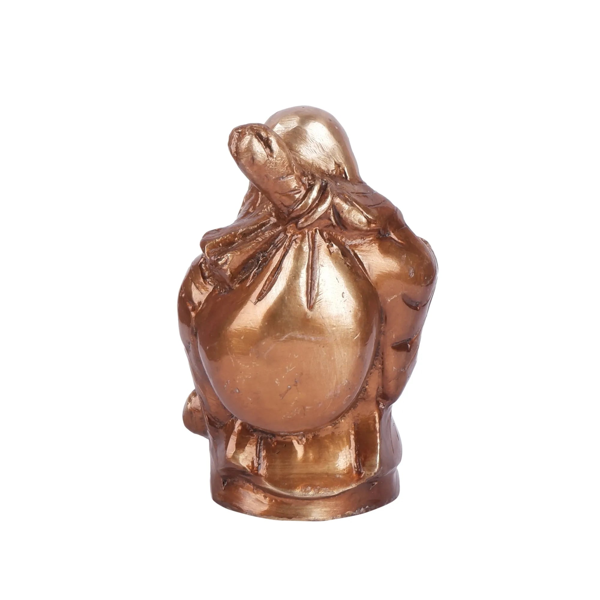 Brass Laughing Buddha (5.5 Inch)