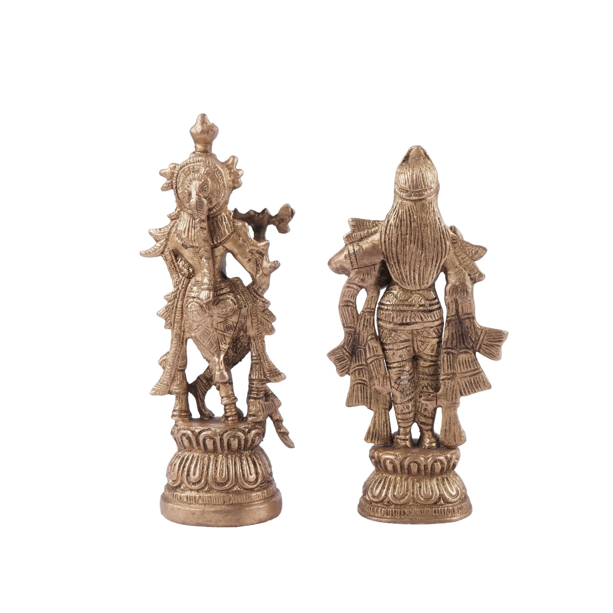 Brass Radha Krishna Idol (7 Inch)