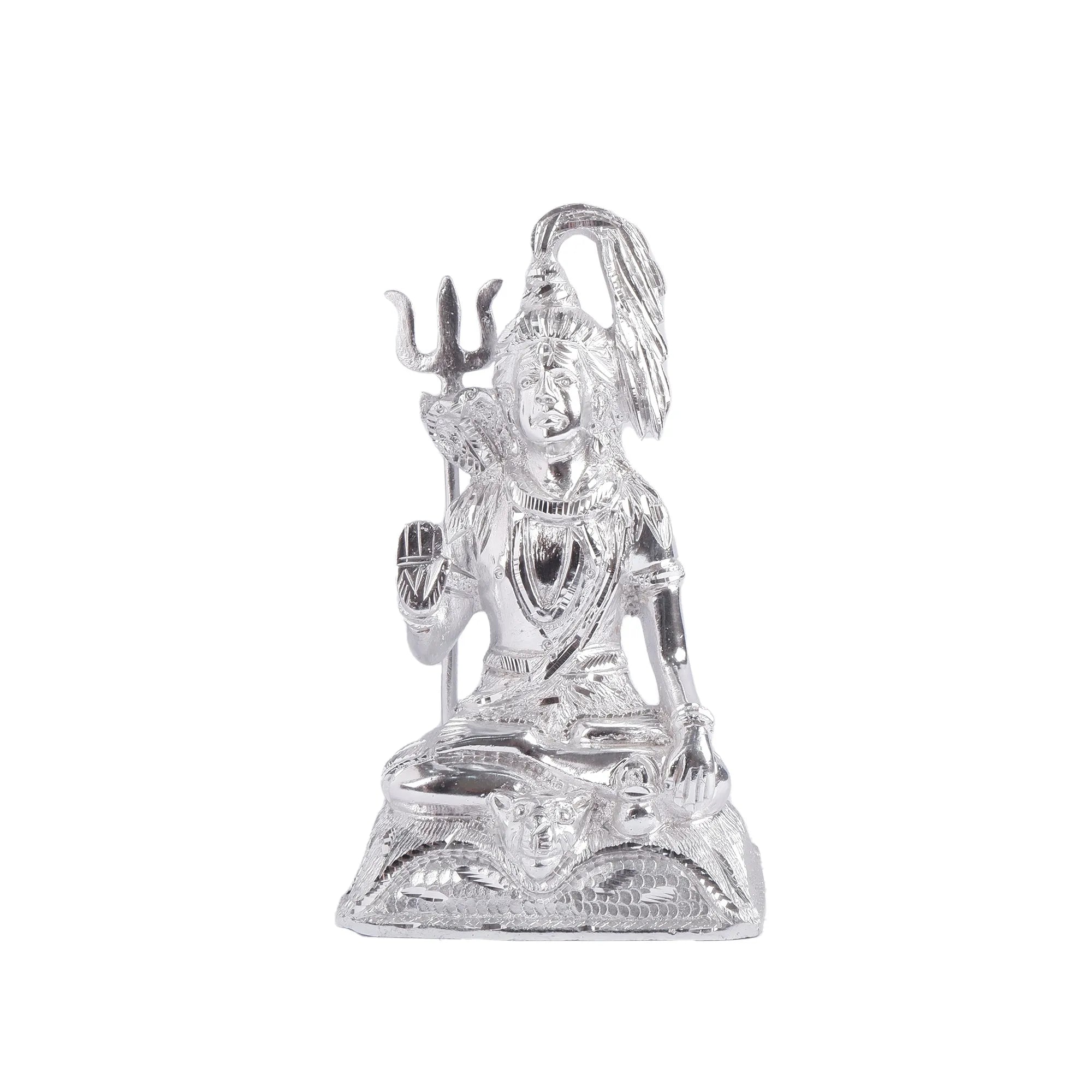 White Metal Shankar Idol (9.4 Inch)