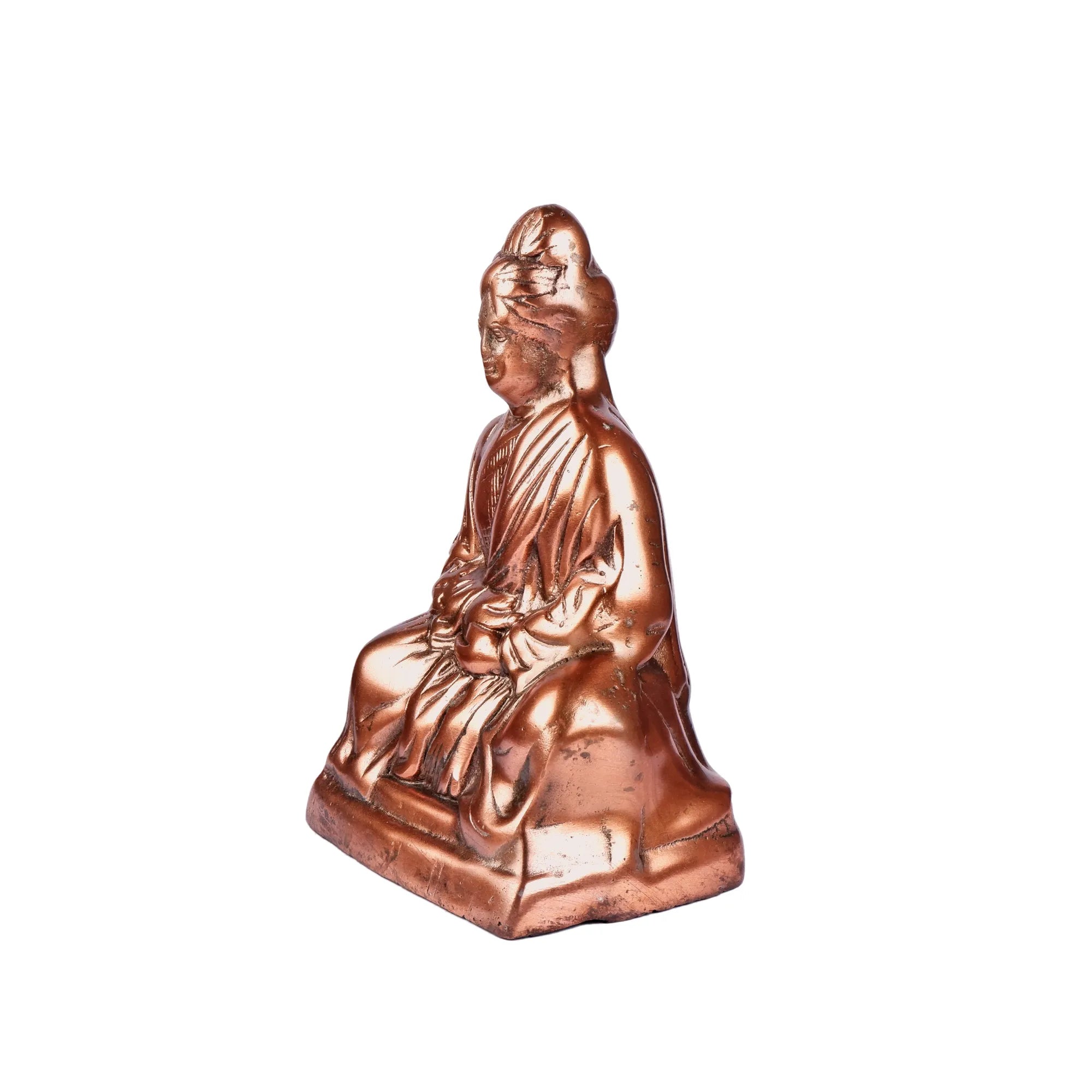 Sitting Swami Vivekanand Gun Metal (9.4 Inch)