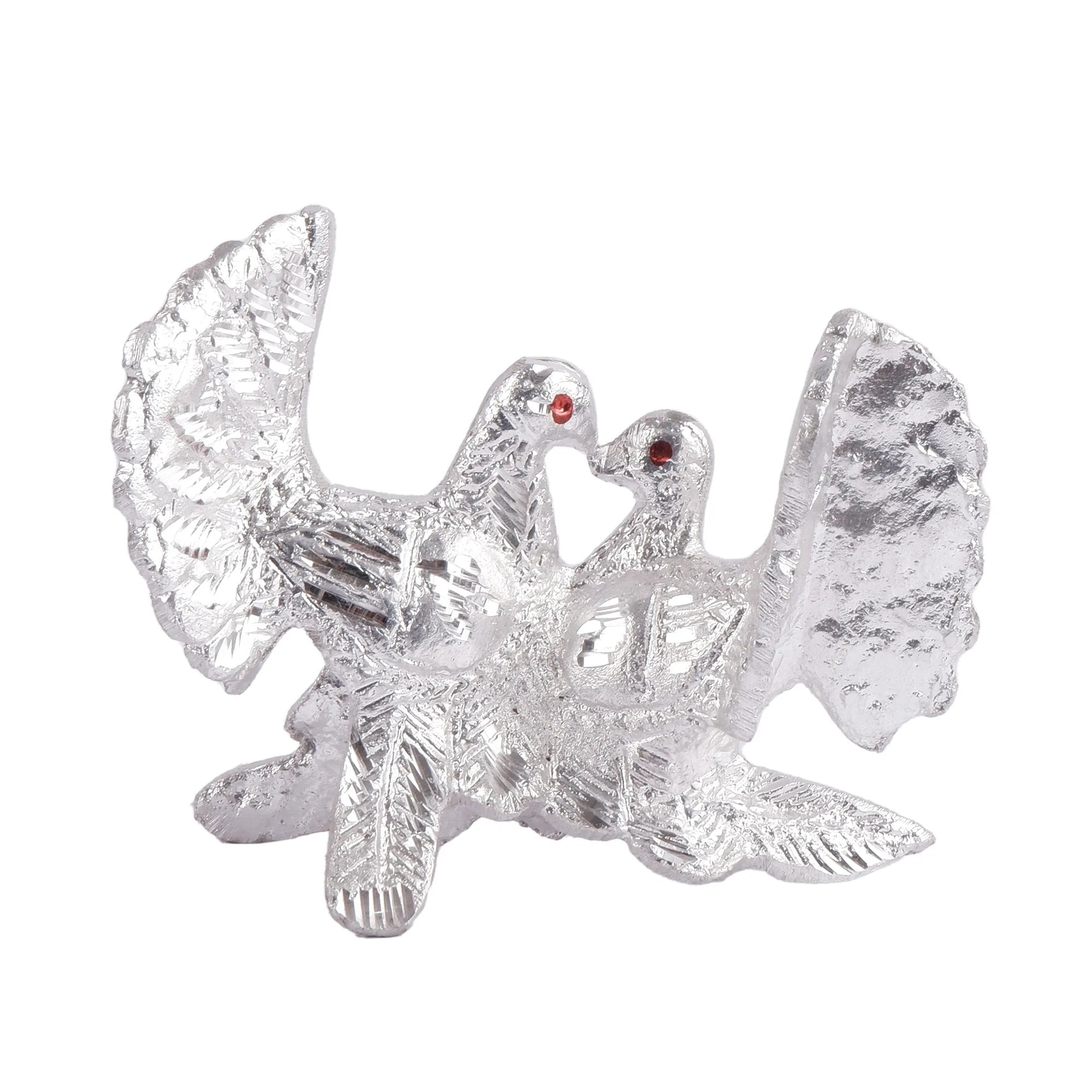 White Metal Love Bird (4.7 Inch)