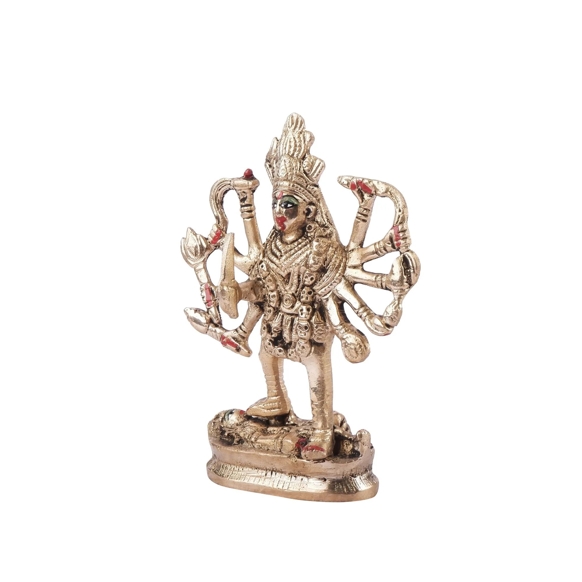 Brass Kali Idol(5.5 Inch)