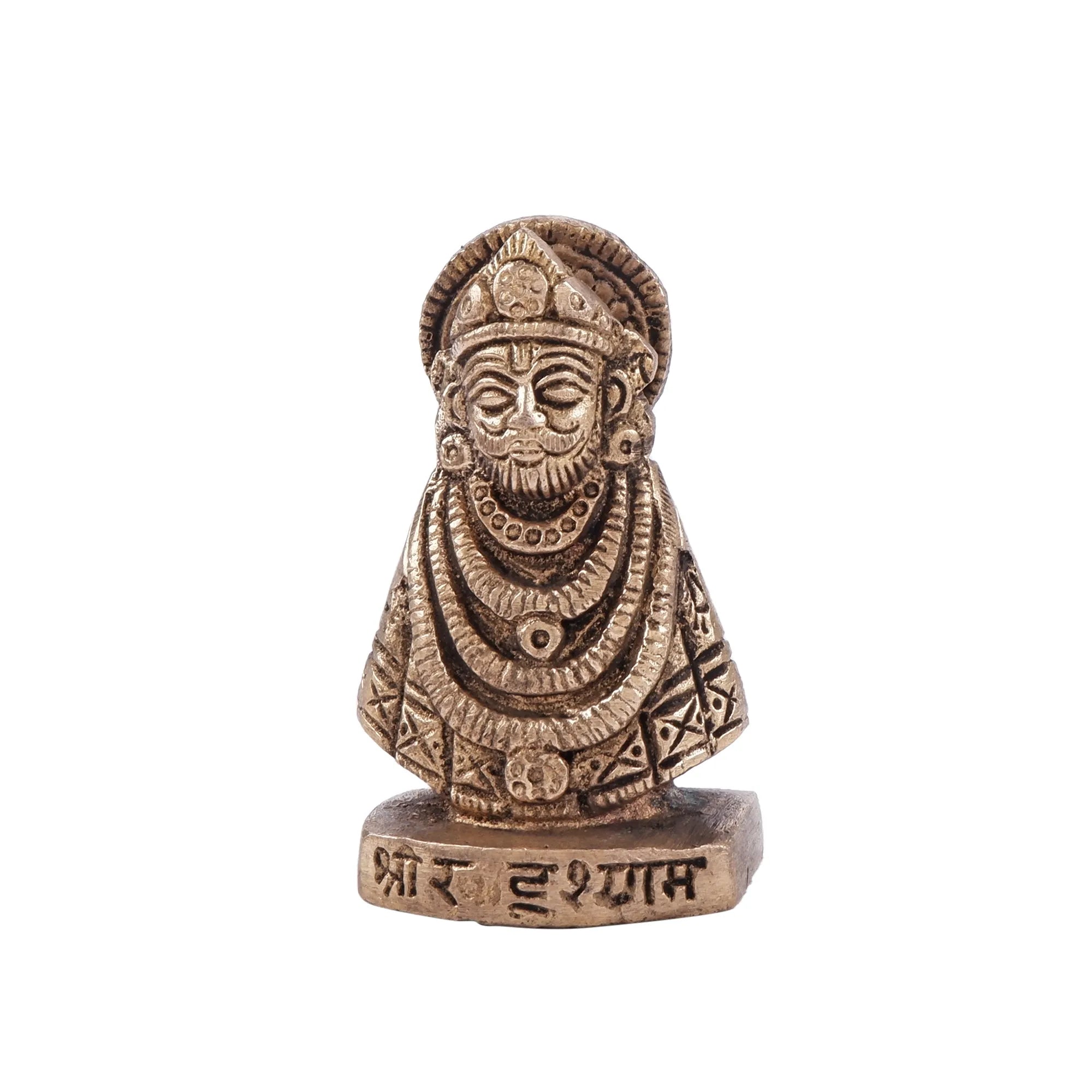 Brass Khatu Shyam Baba Idol (2.3 Inch)