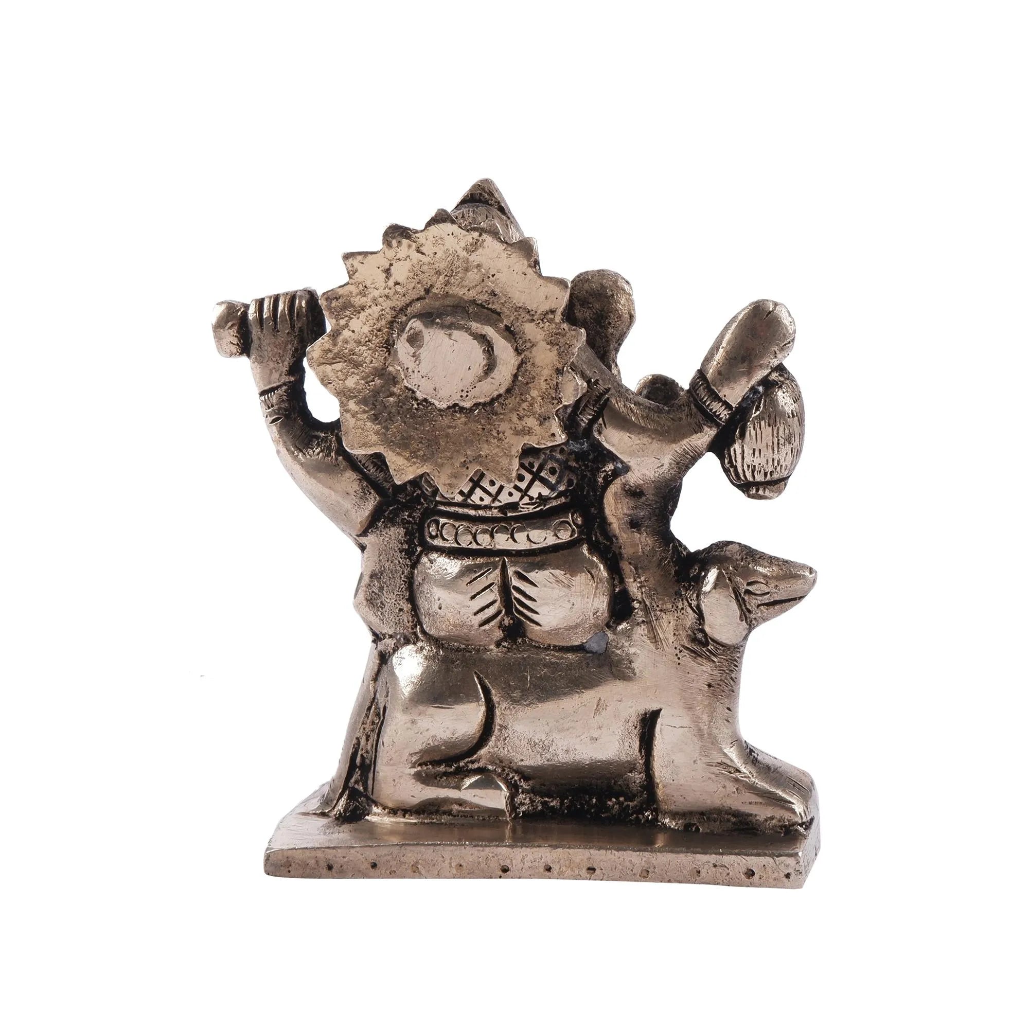 Brass Bhairav Baba Idol(3.5 Inch)