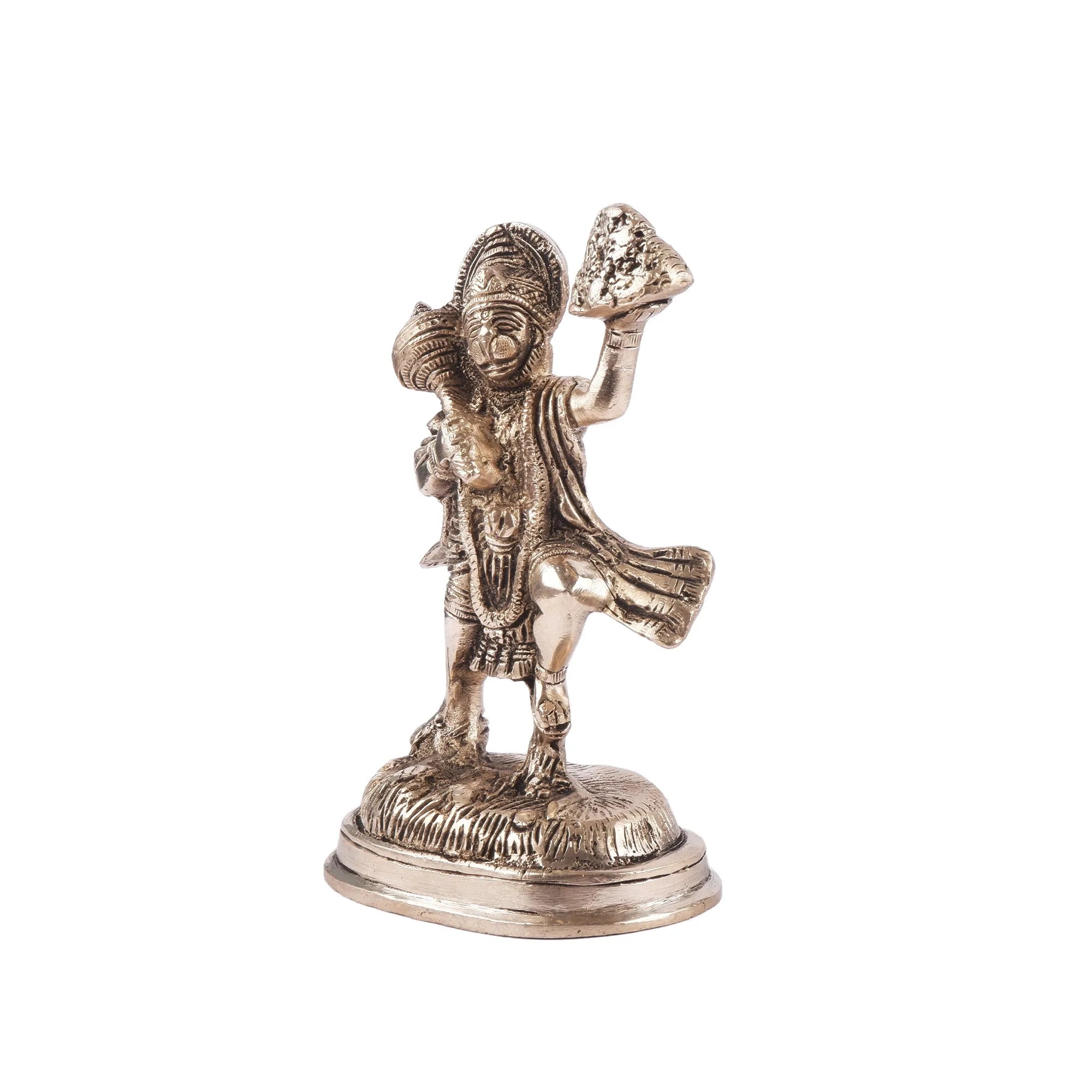 Brass Hanuman Idol (6.6 Inch)