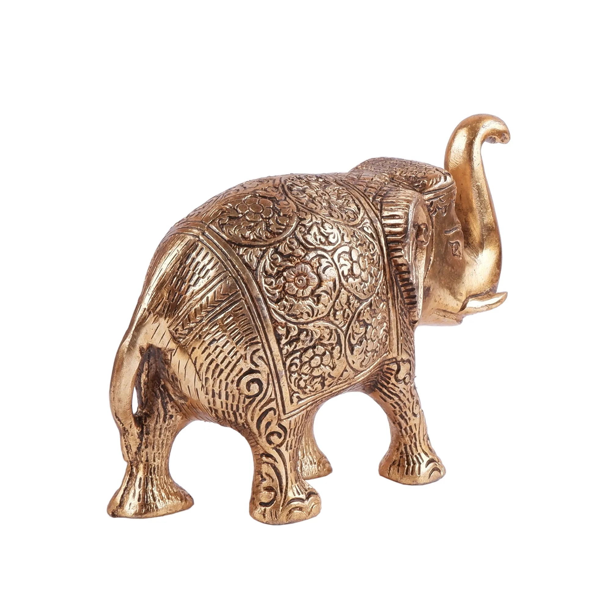 Golden Set Elephant (3.9 Inch)