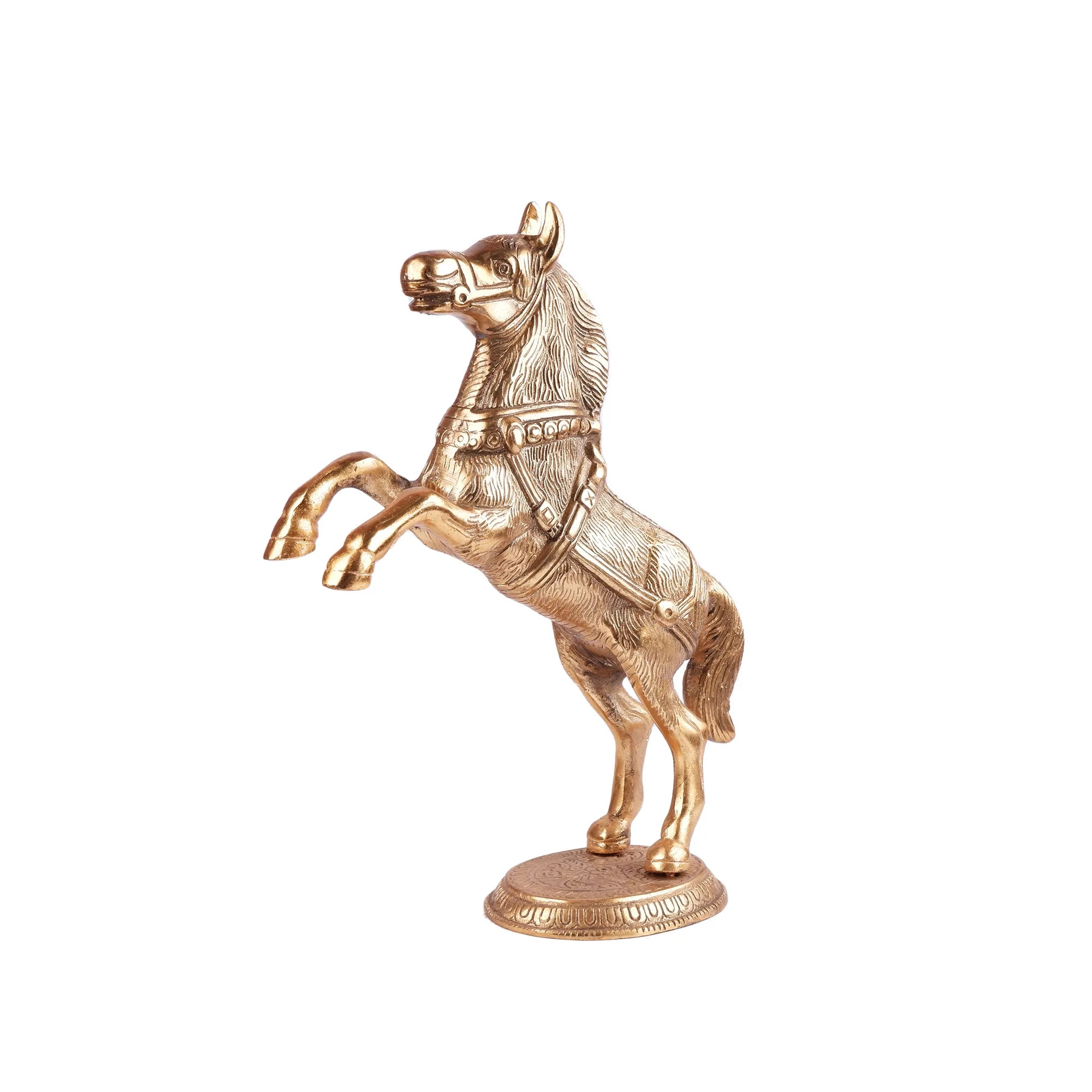 German Silver Horse Set (10.2 Inch)