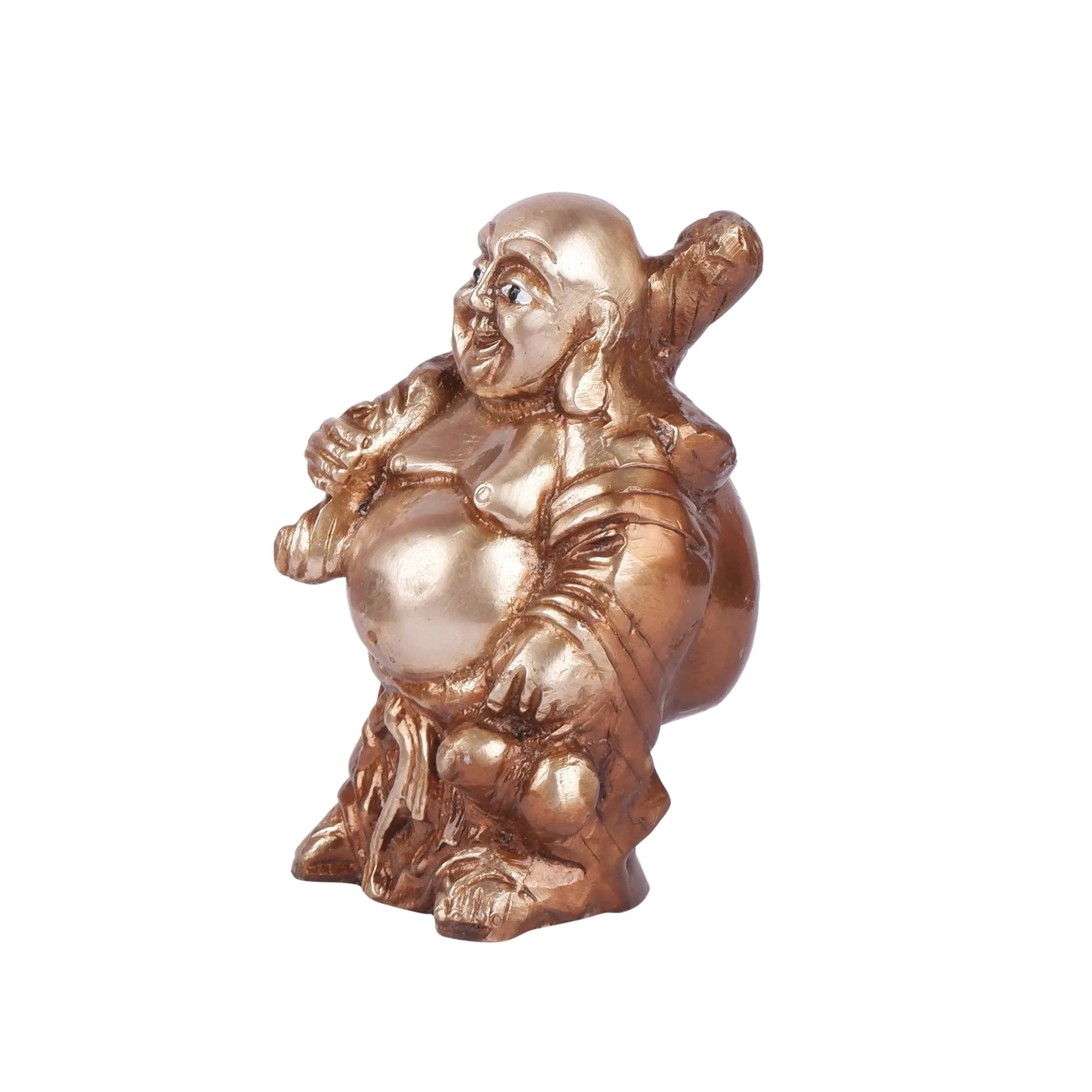 Brass Laughing Buddha (5.5 Inch)