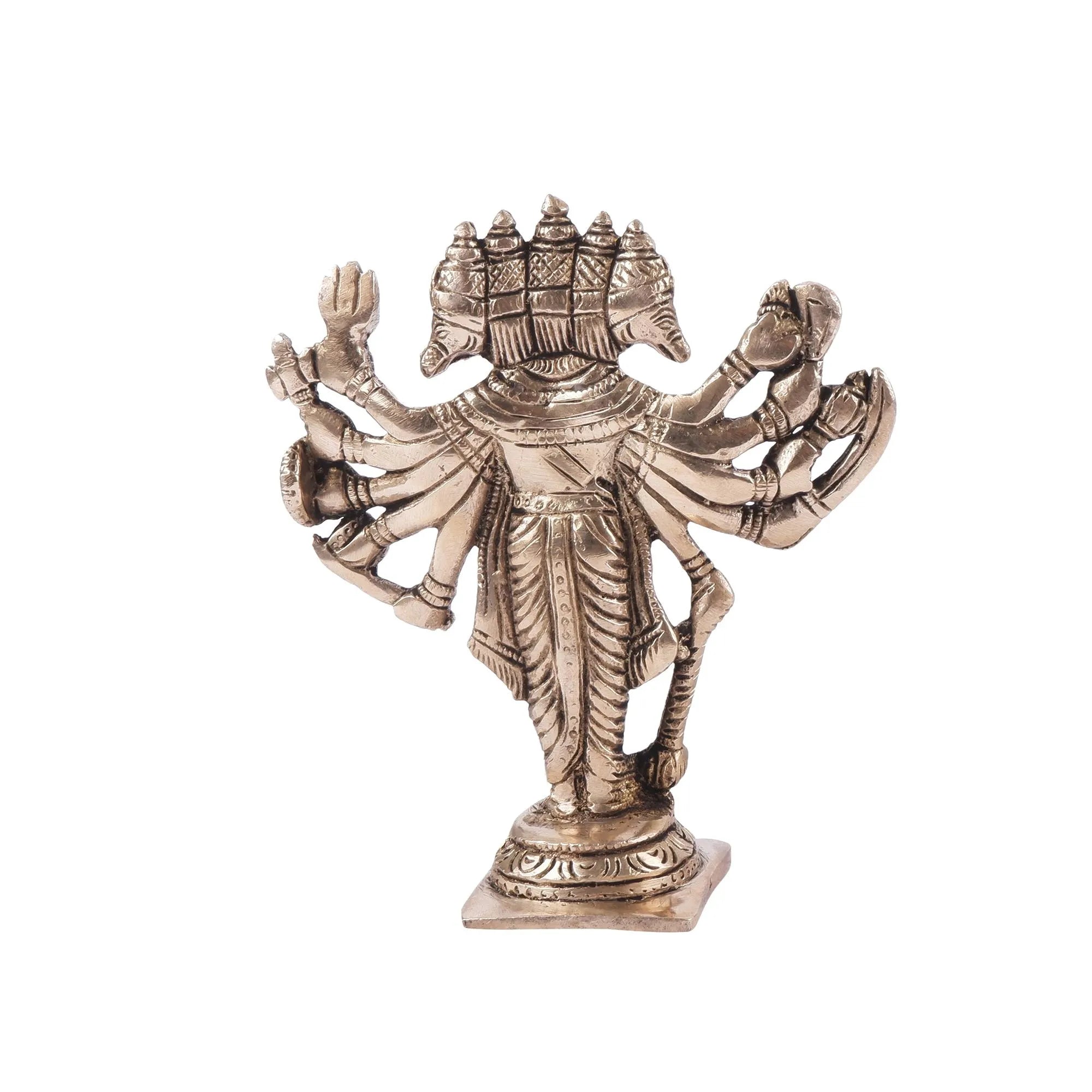 Brass Panchmukhi Hanuman Idol (5.5 Inch)