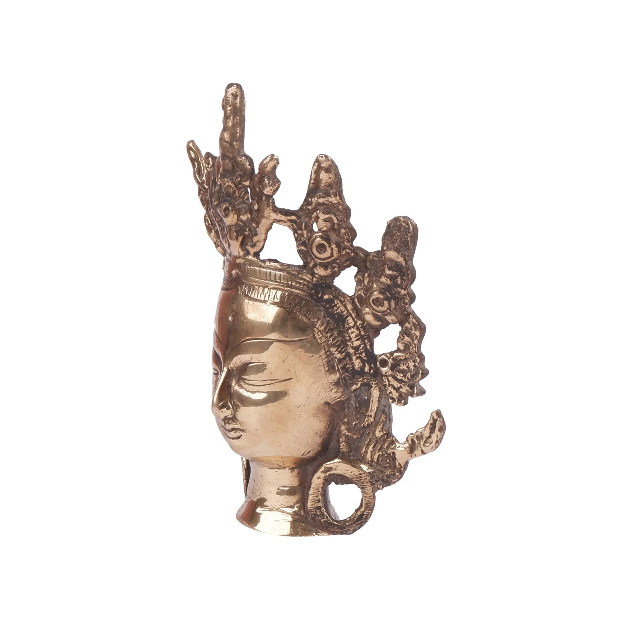 Brass Tara Face (5.5 Inch)