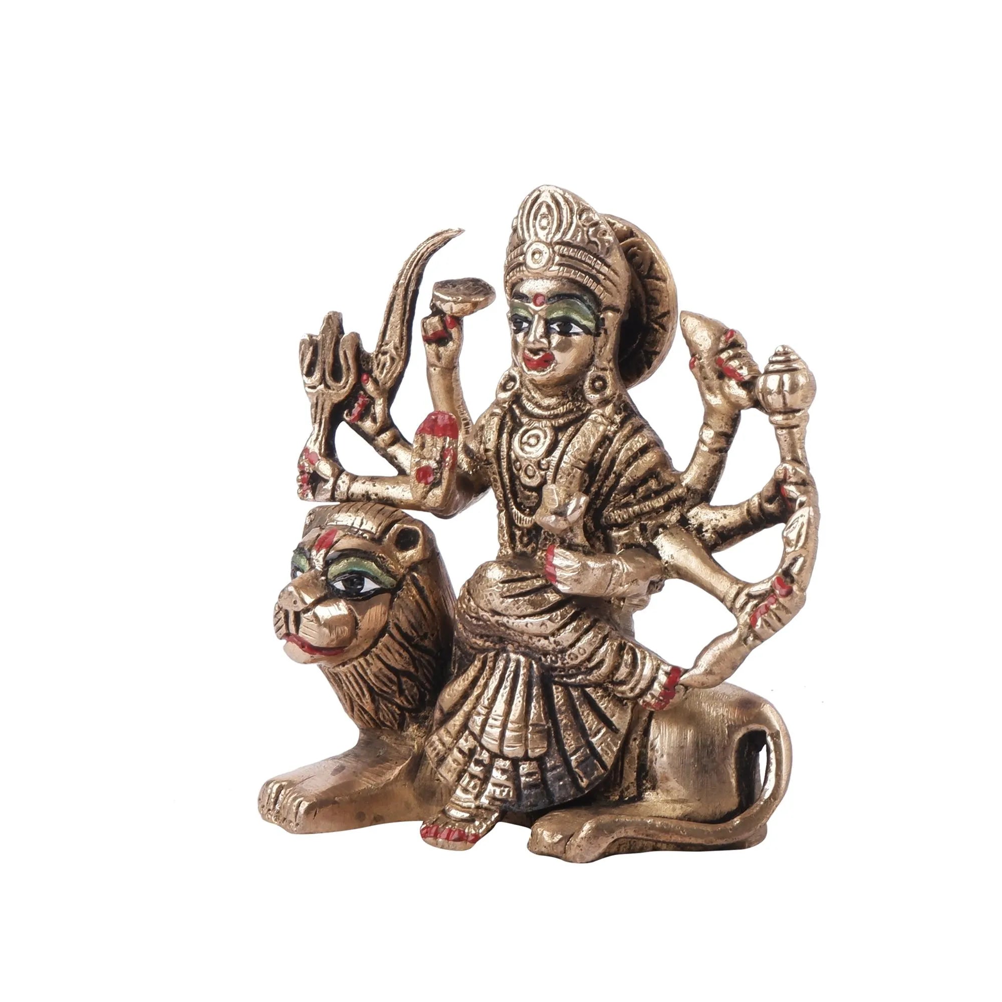 Brass Maa Durga Idol (4.3 Inch)