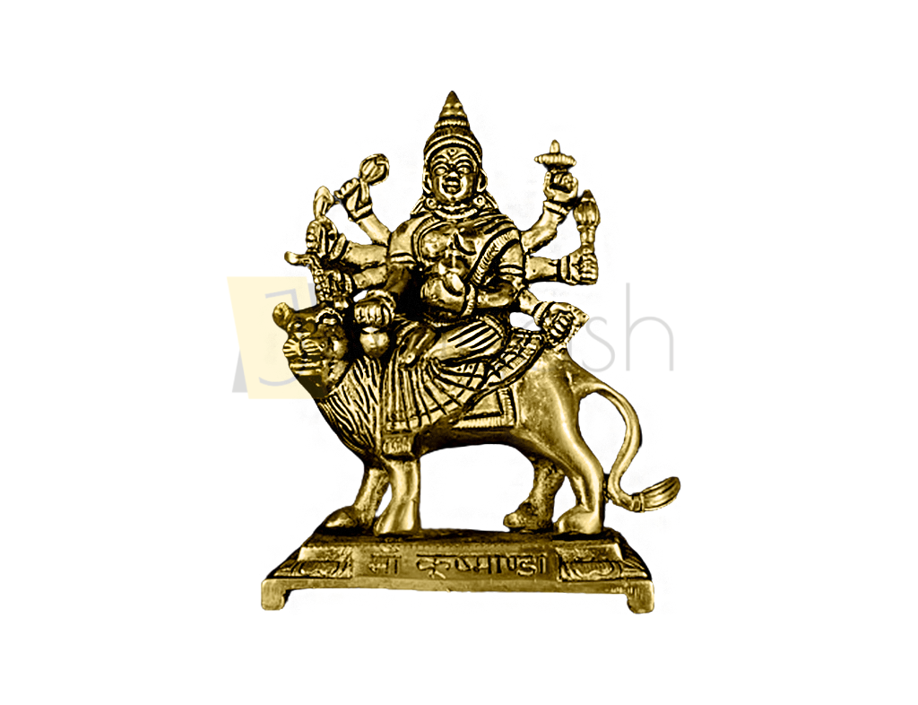 Brass Maa Kushmanda Idol (6.6 Inch)