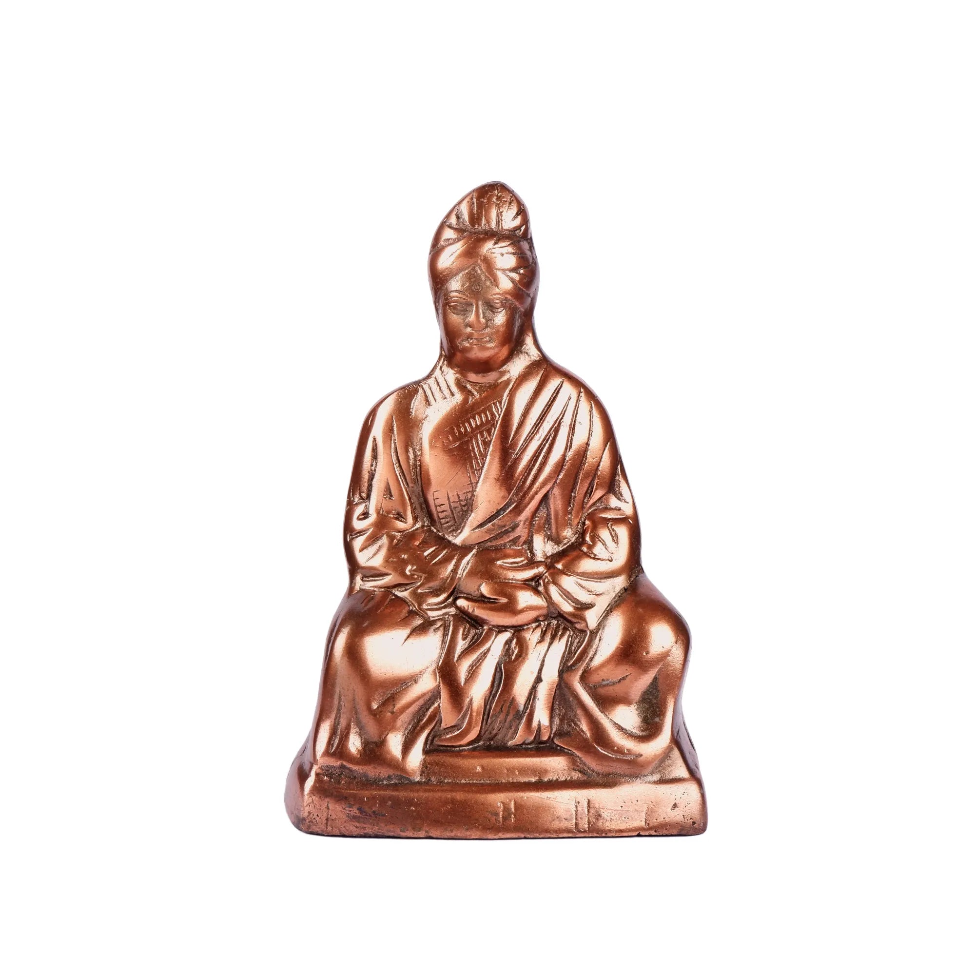 Sitting Swami Vivekanand Gun Metal (9.4 Inch)