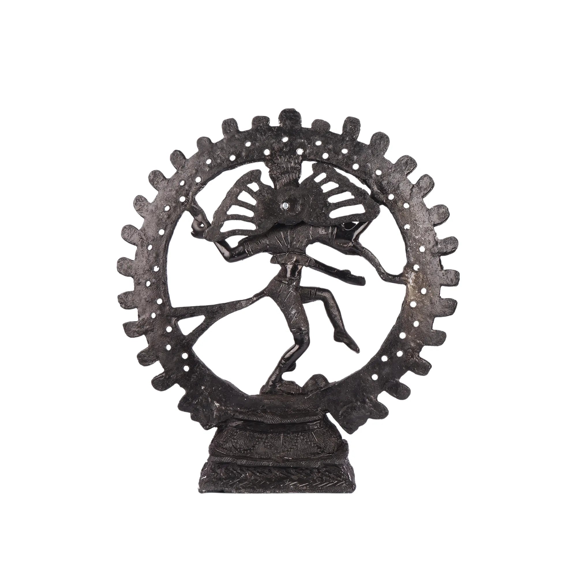 White Metal Natraj Idol (12.5 Inch)