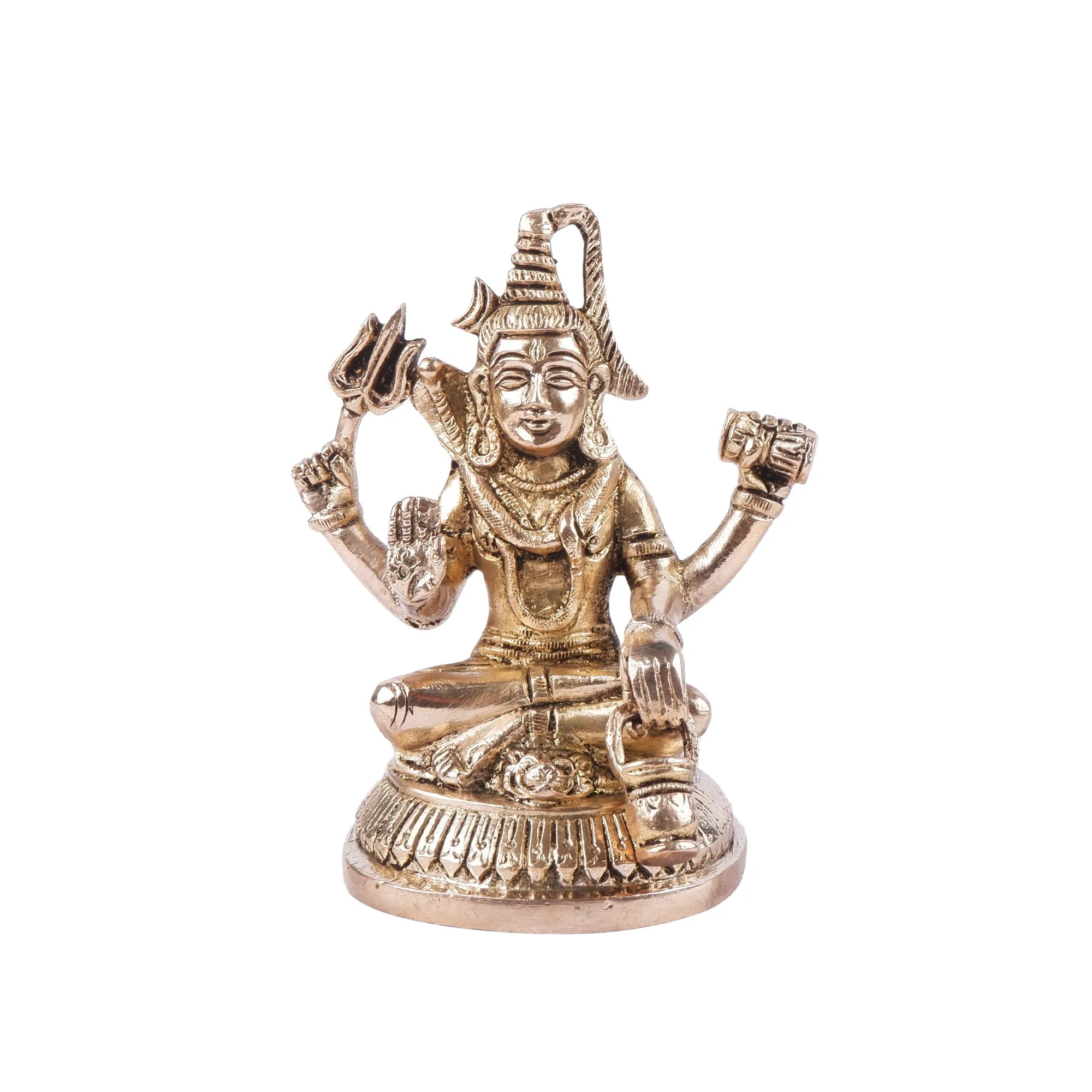 Brass Bhagwan Shankar (5.5 Inch)