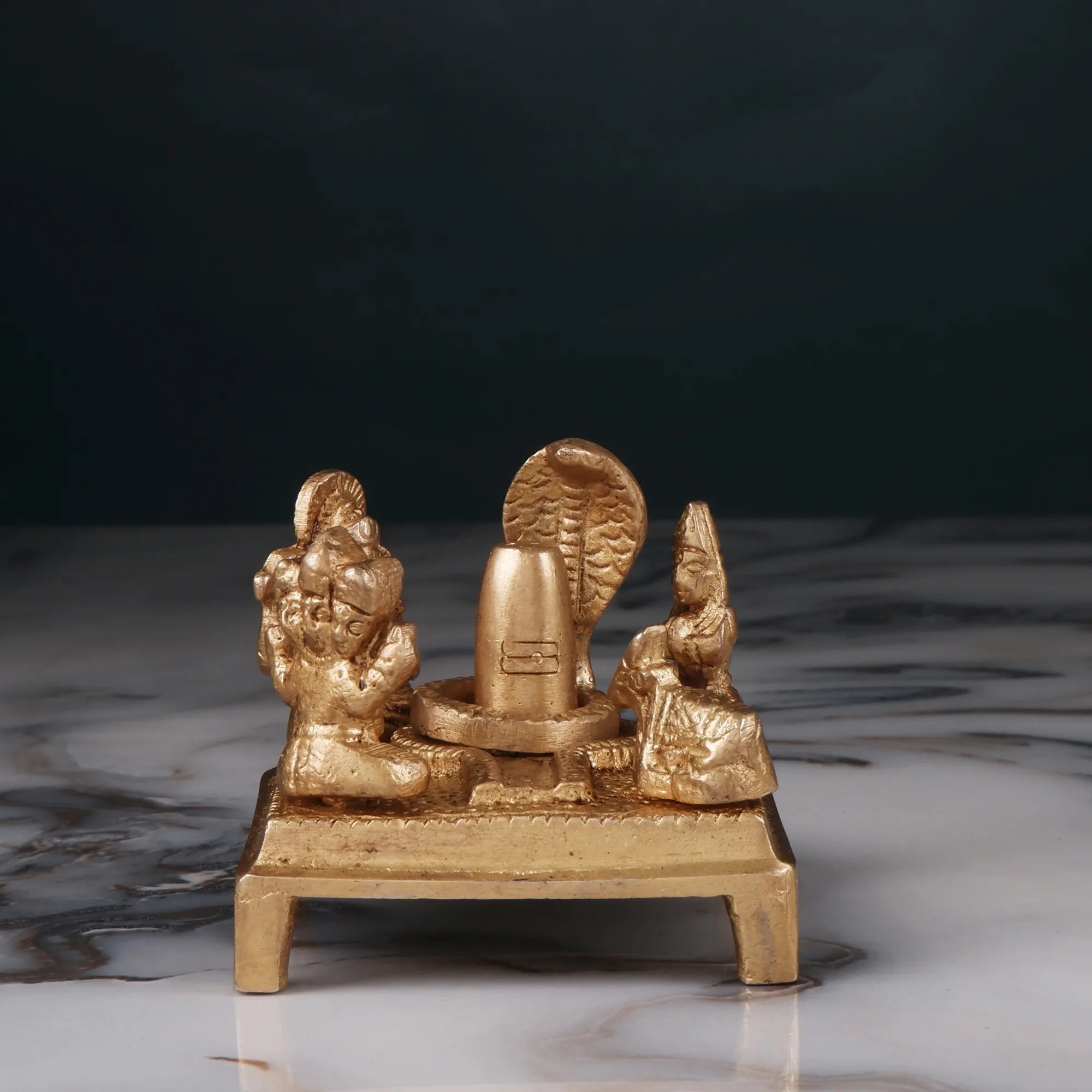 Brass Shiv Pariwar Idol(2.7 Inch)