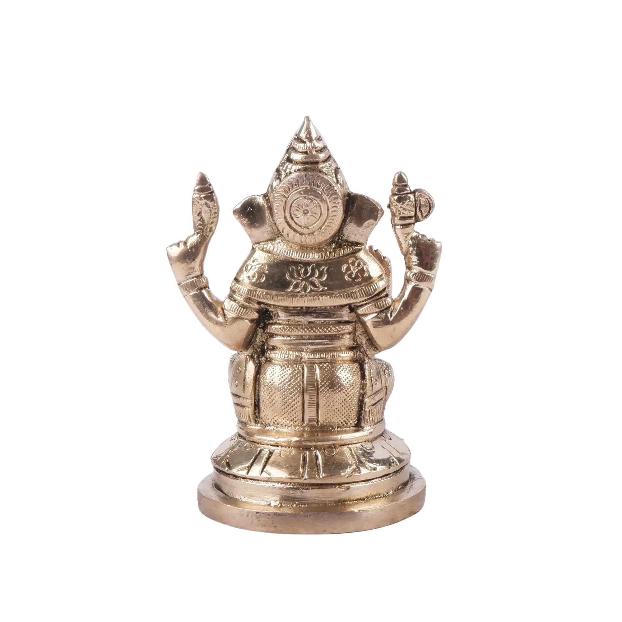 Brass Ganesh Idol (4.3 Inch)