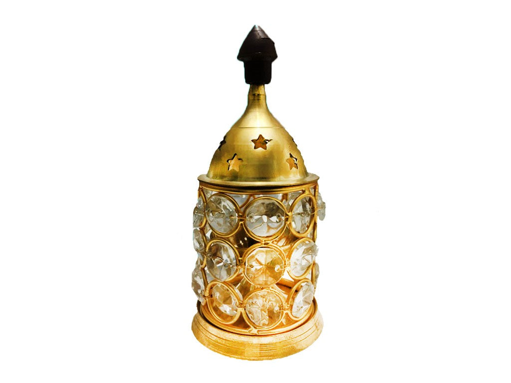 Crystal Brass Diya 1 No. (5.1 Inch)