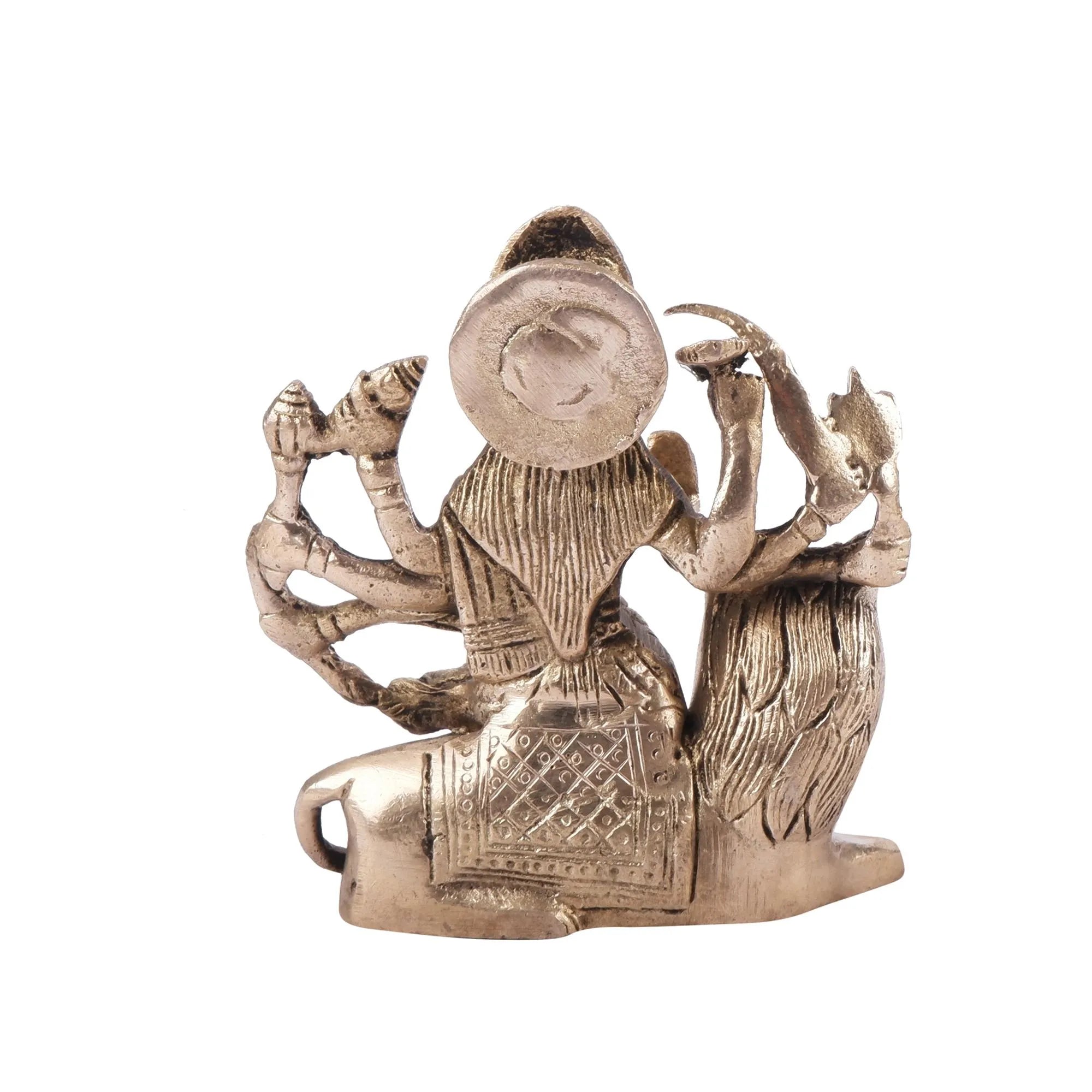 Brass Maa Durga Idol(3.9 Inch)