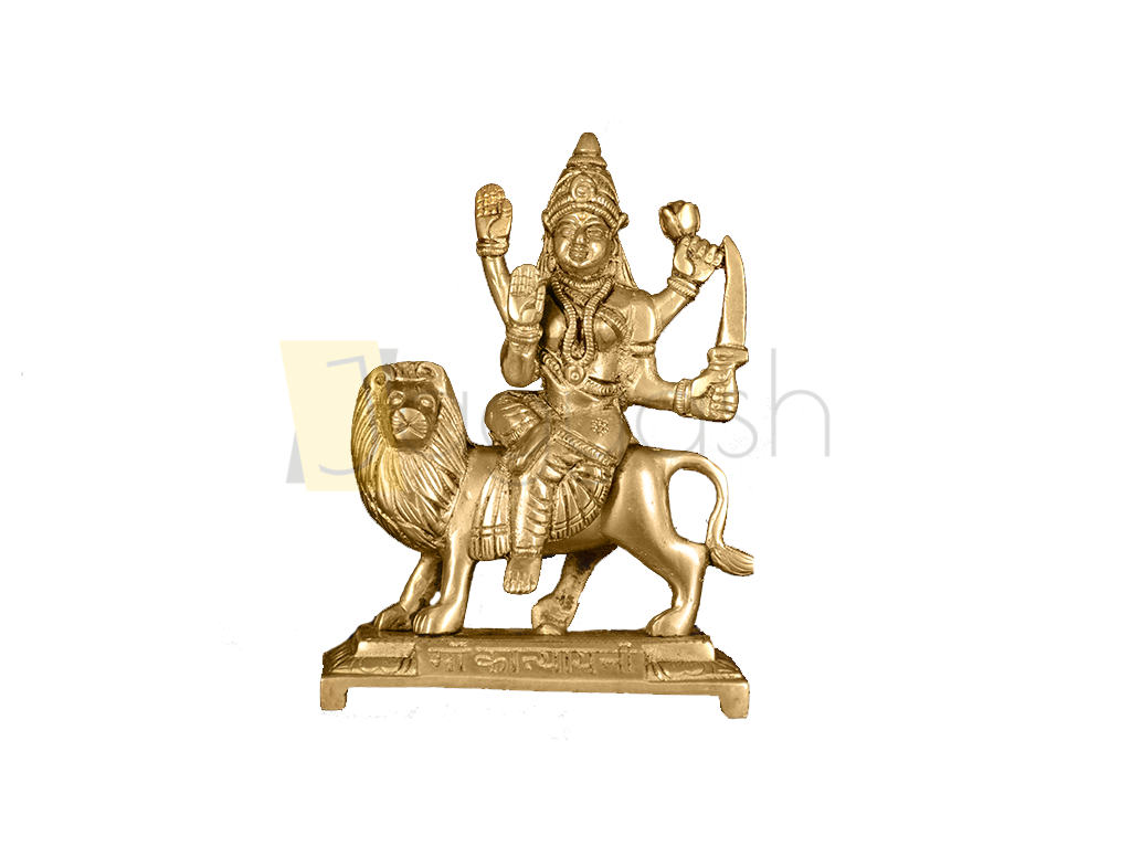 Brass Maa Katyayani Idol (6.2 Inch)