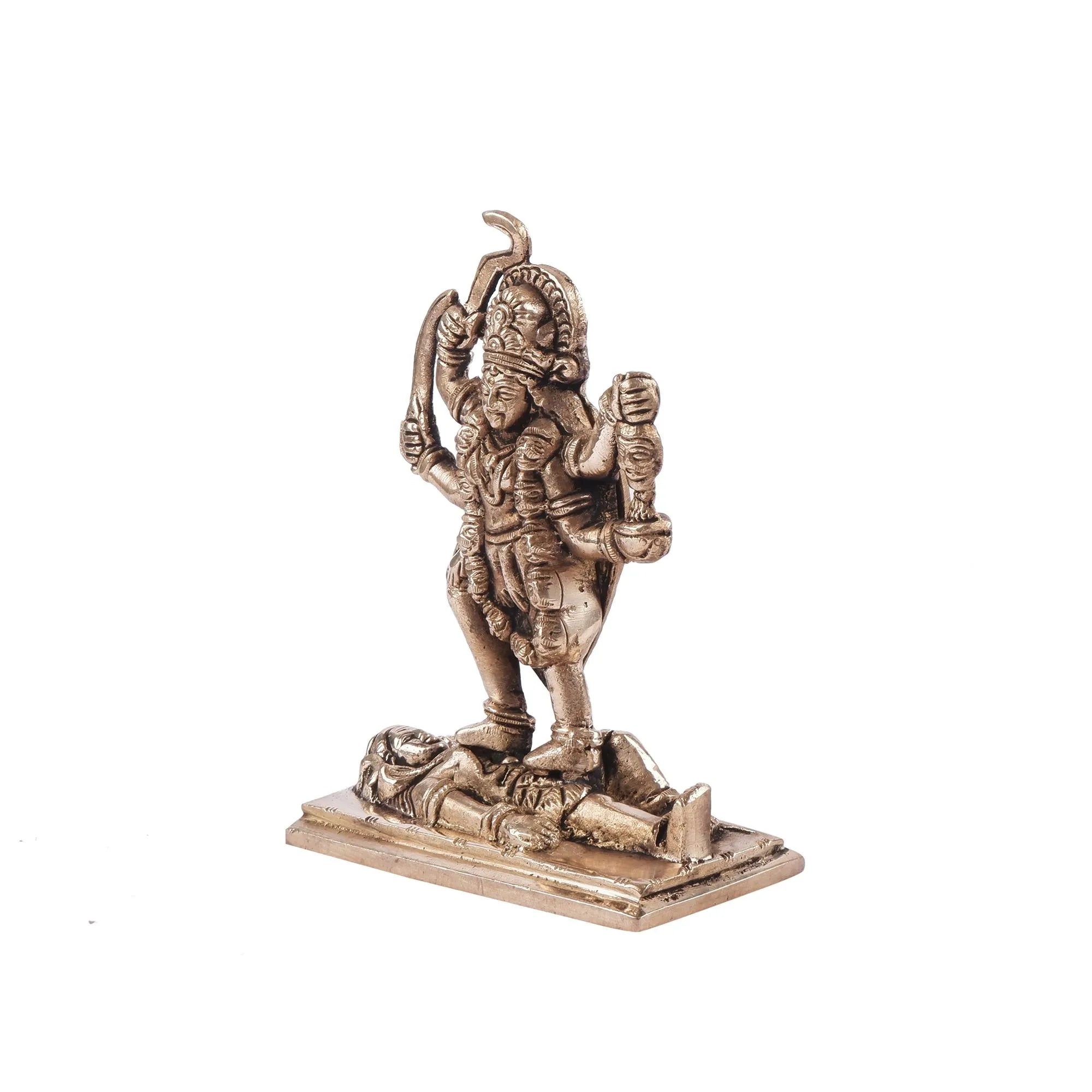 Brass Maa Kali Idol (5.5 Inch)