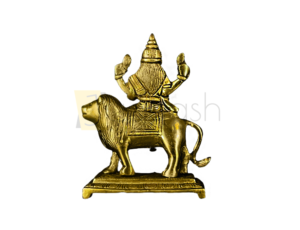 Brass Maa Skandamata Idol (6.2 Inch)