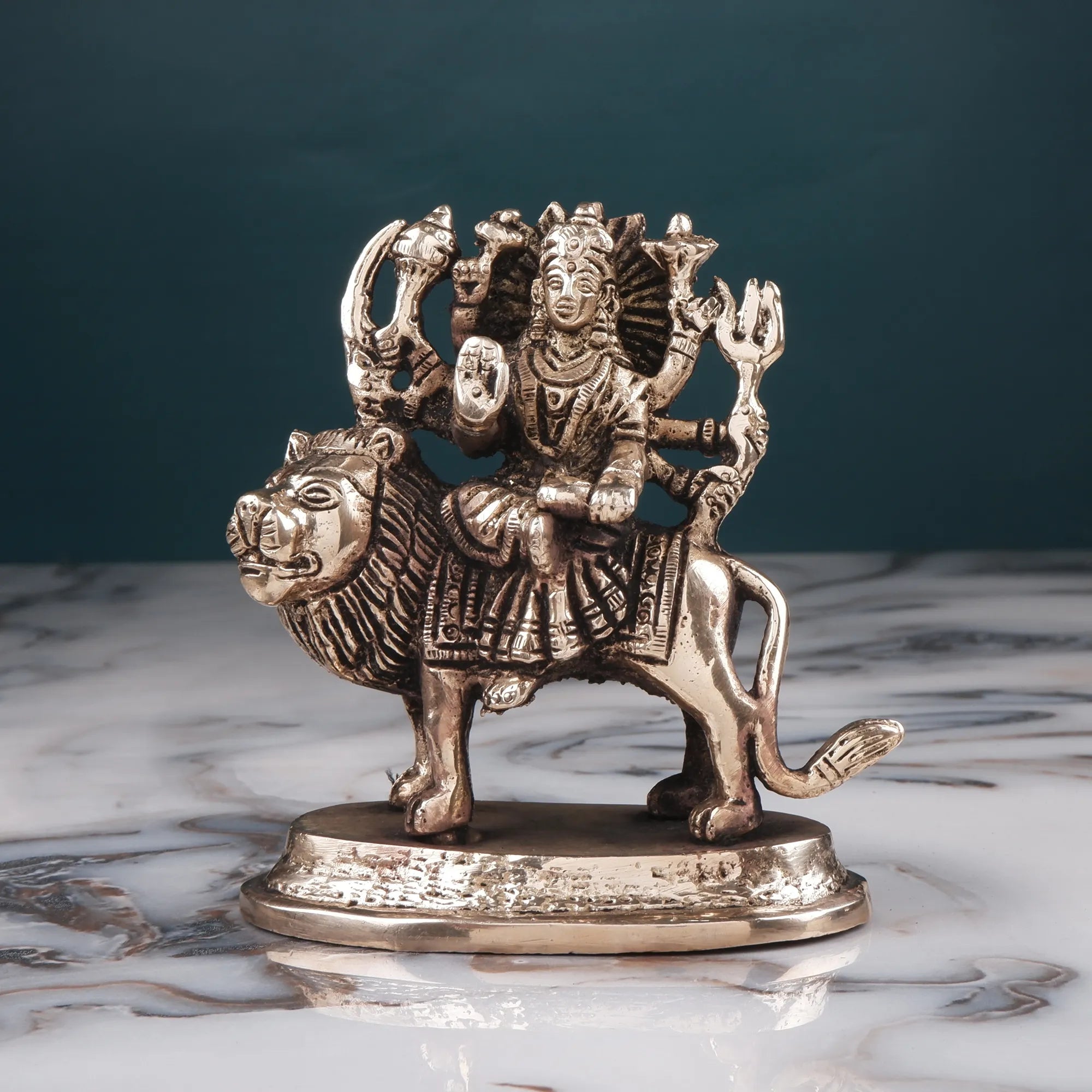 Brass Maa Durga Idol (4.3 Inch)