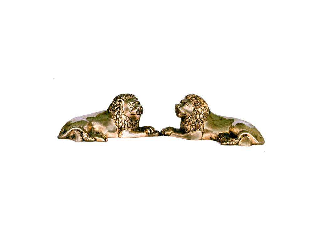 Lion Set Brass (4.7 Inch)