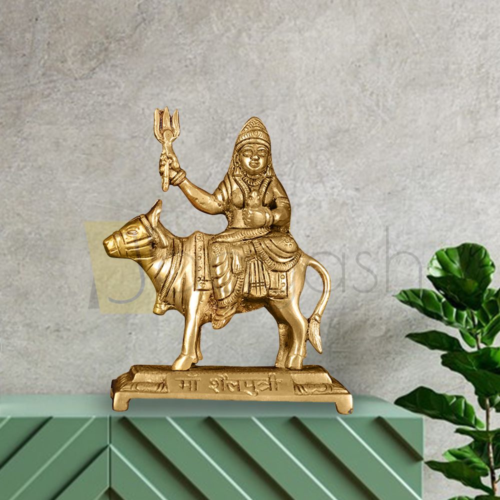 Brass Maa Shailaputri Idol (5.9 Inch)