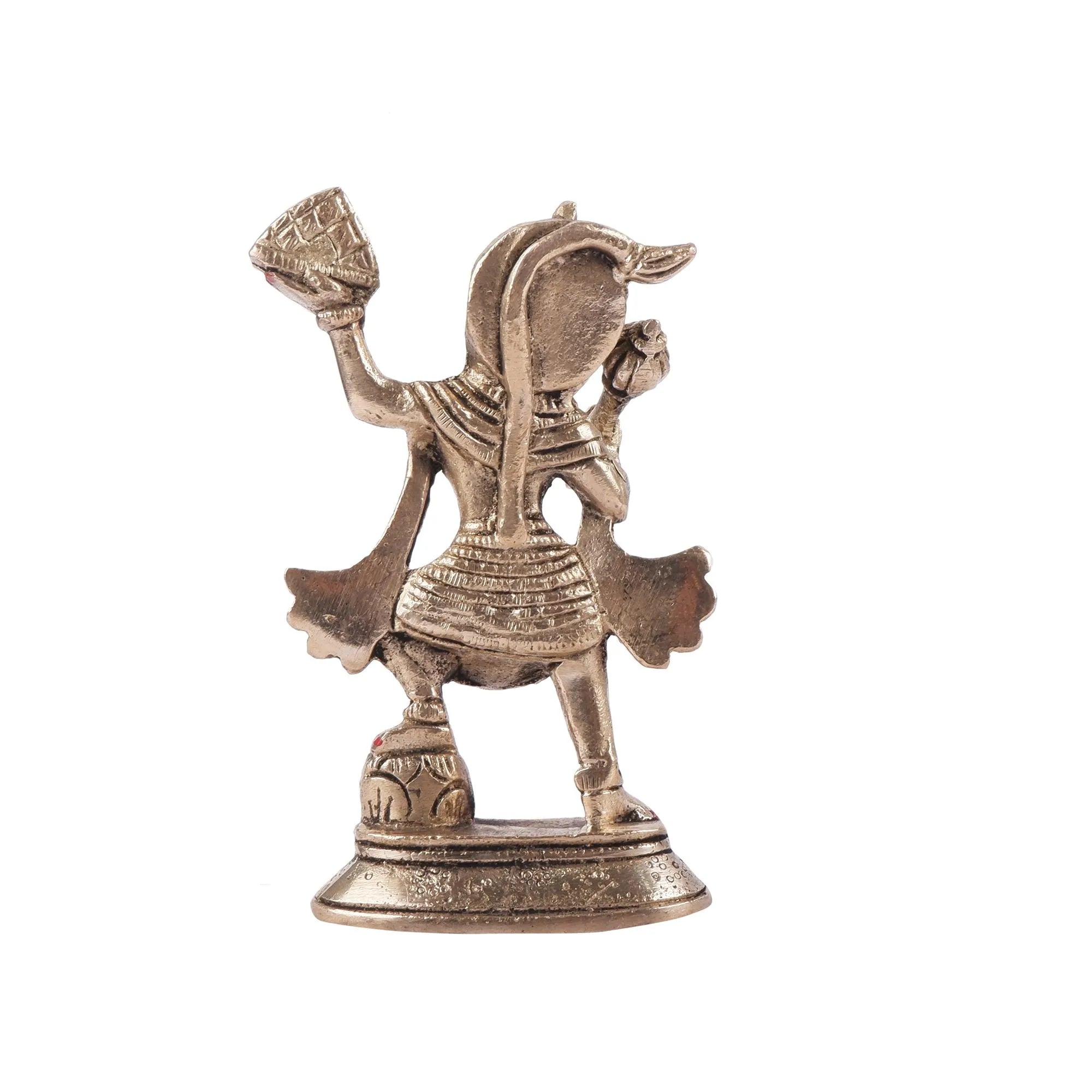 Brass Hanuman Idol (5.5 Inch)