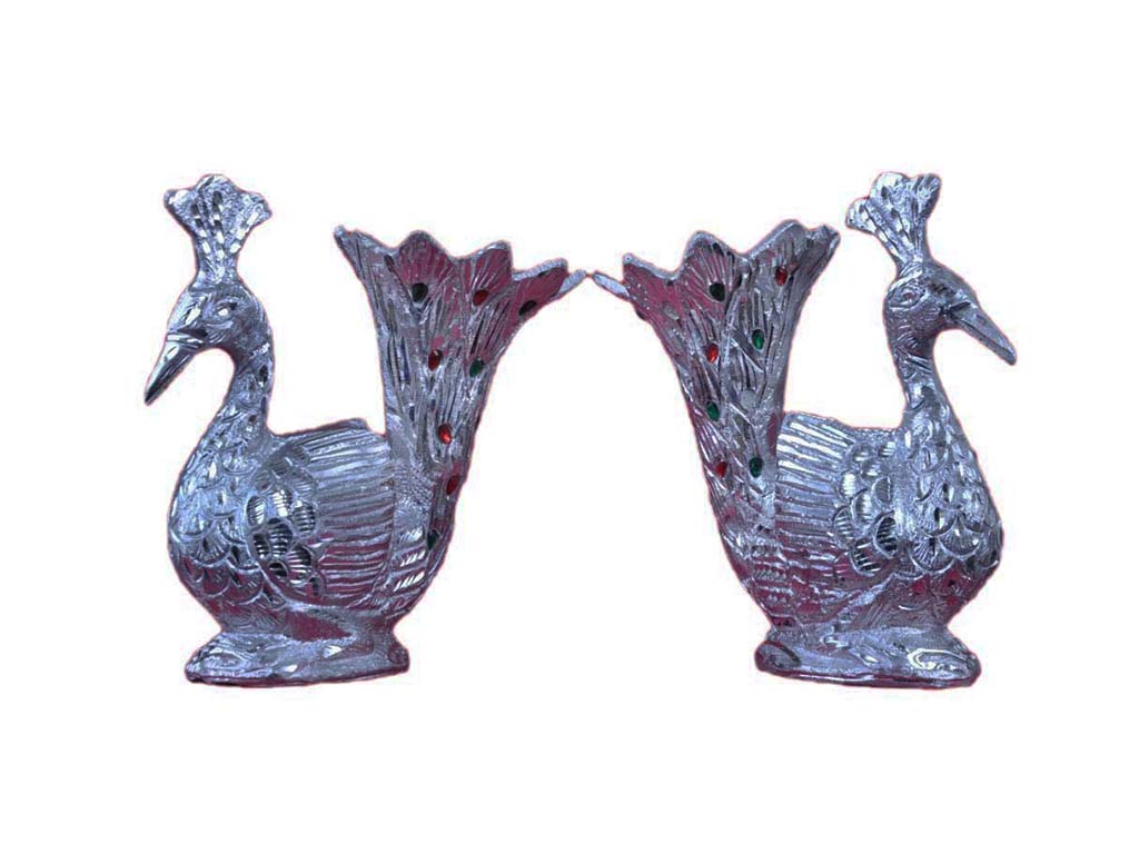 Mor (Peacock) Flower Pots Set (6.2 Inch)