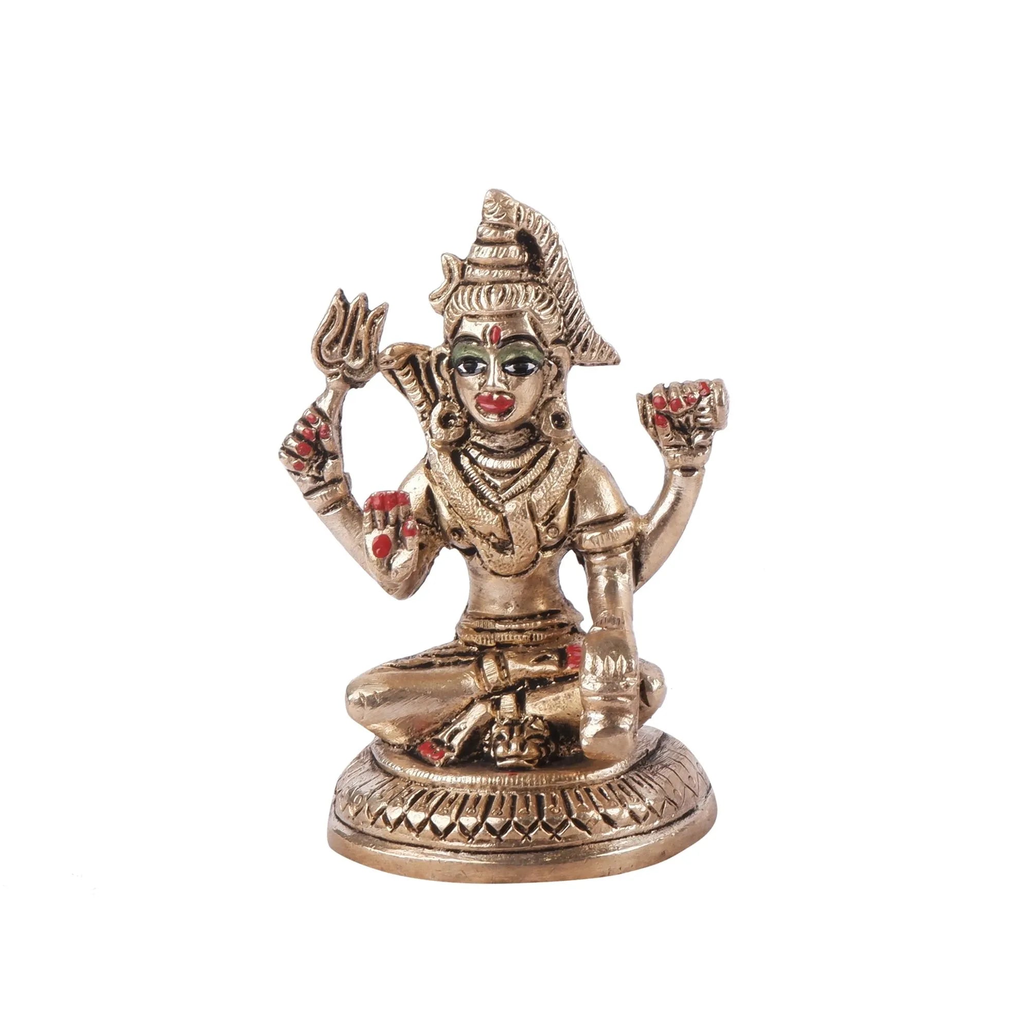 Brass Bhagwan Shankar Idol(4.3 Inch)