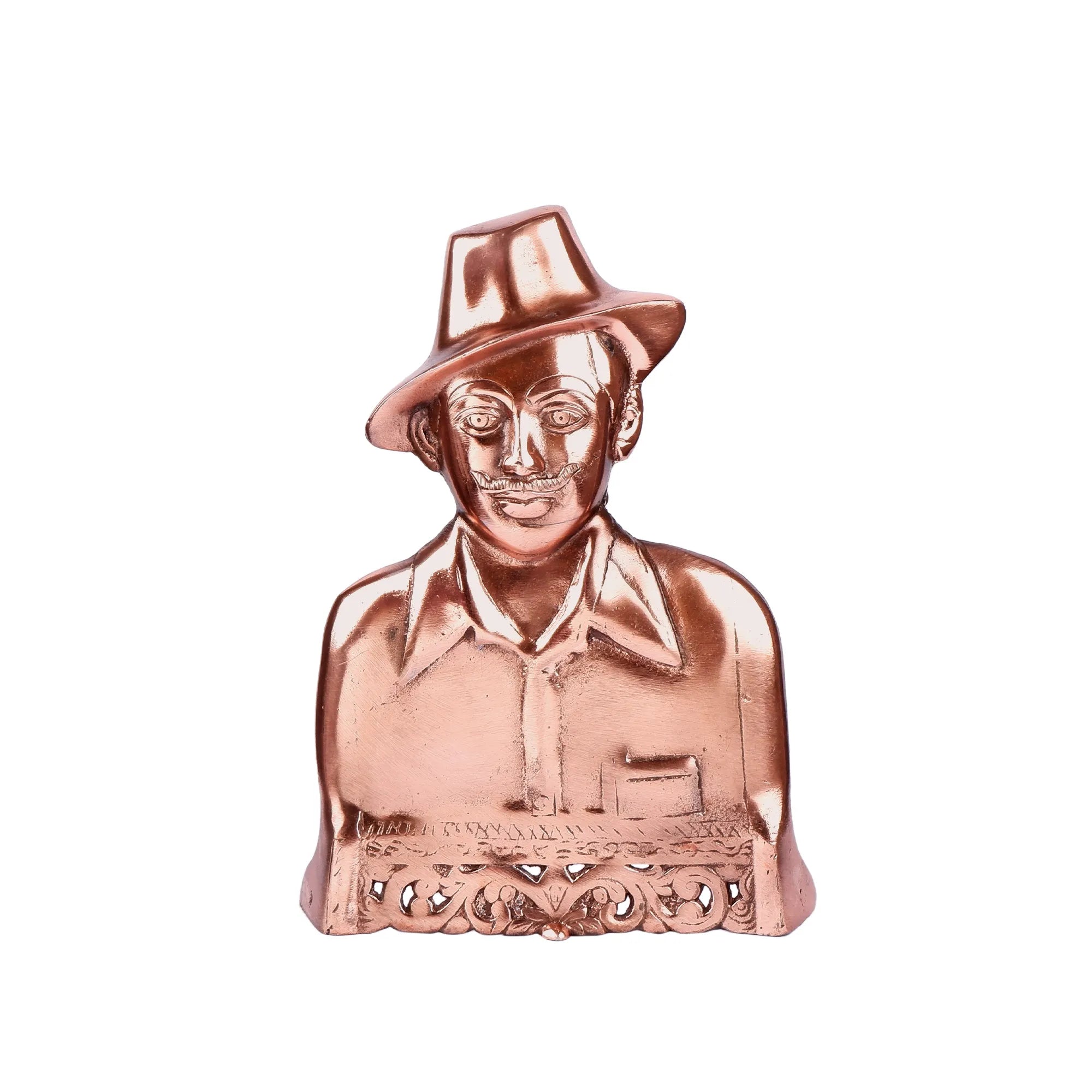 Gun Metal Bhagat Singh Idol (11.0 Inch)