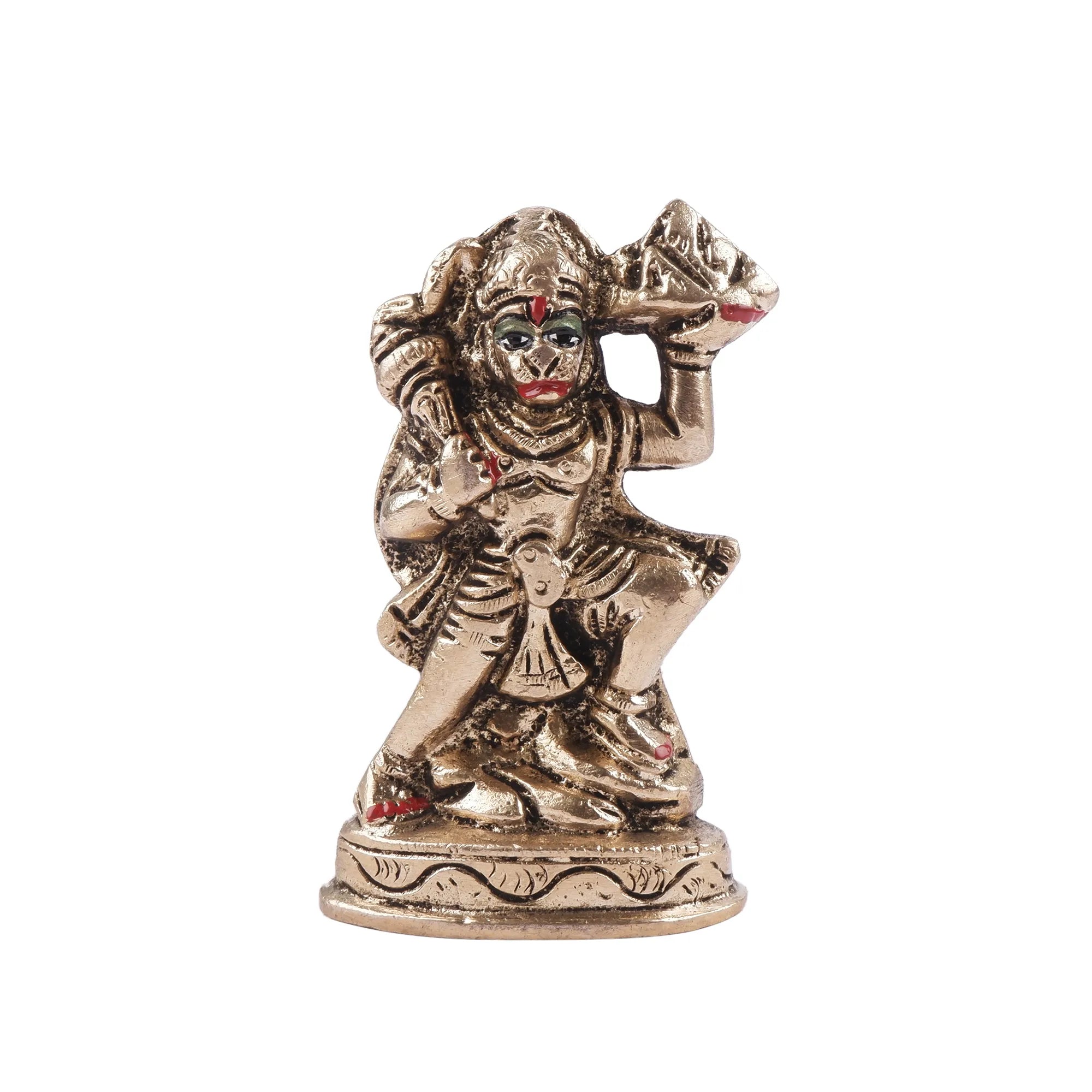 Brass Hanuman Idol(3.5 Inch)