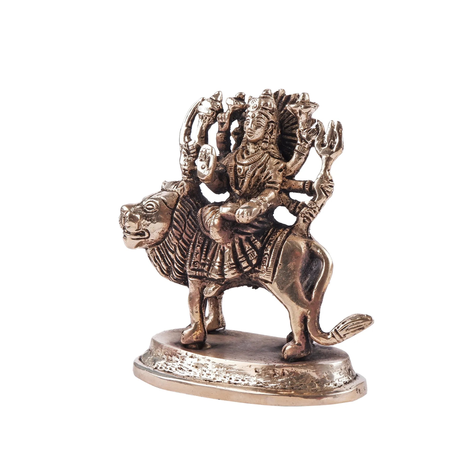 Brass Maa Durga Idol (4.3 Inch)