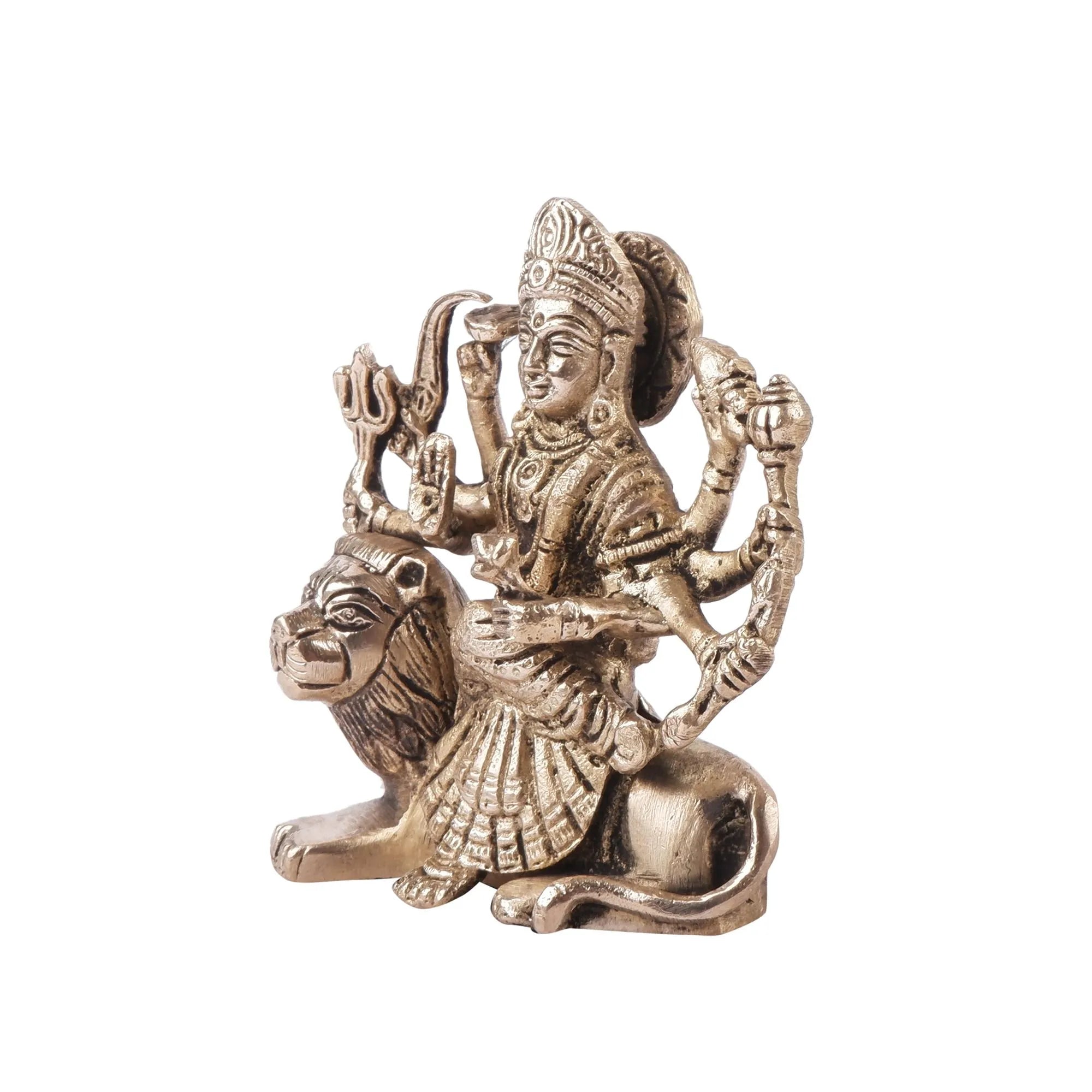 Brass Maa Durga Idol(3.9 Inch)