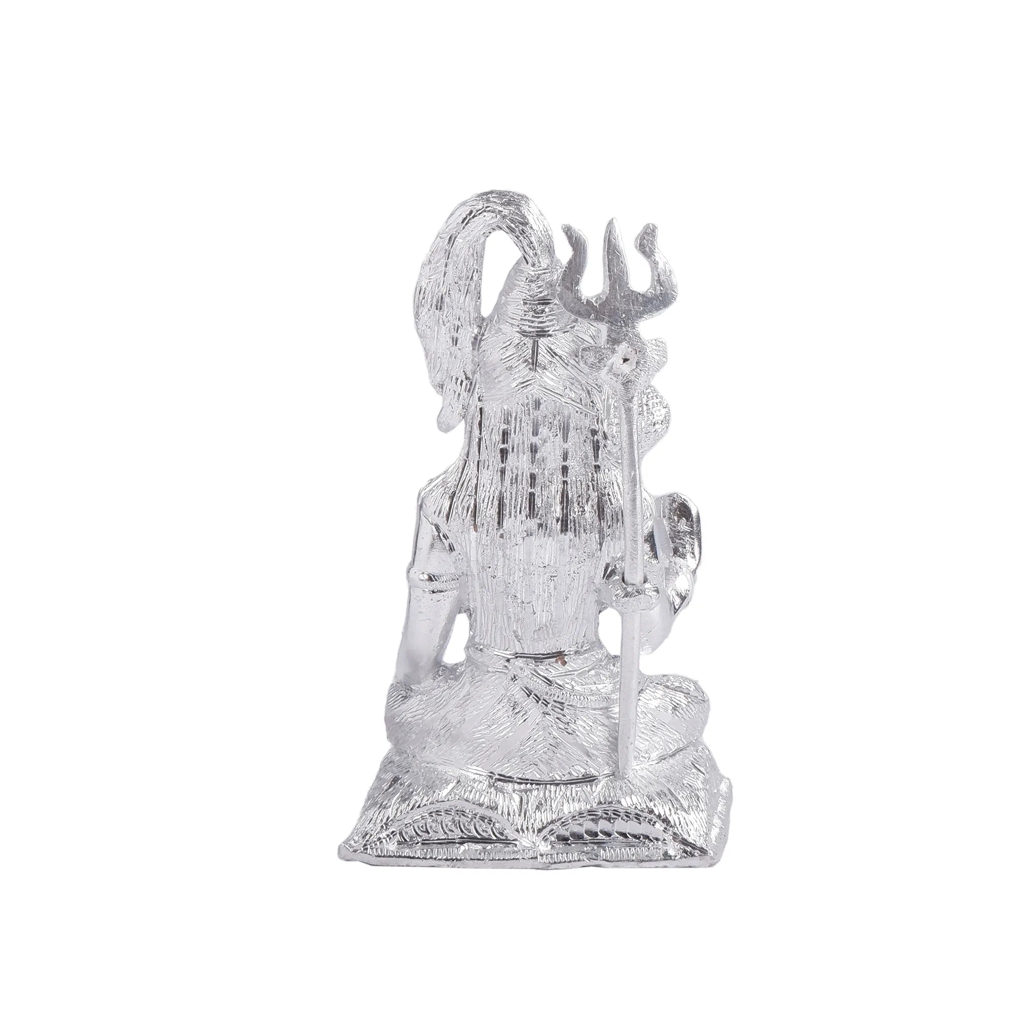 White Metal Shankar Idol (6.6 Inch)