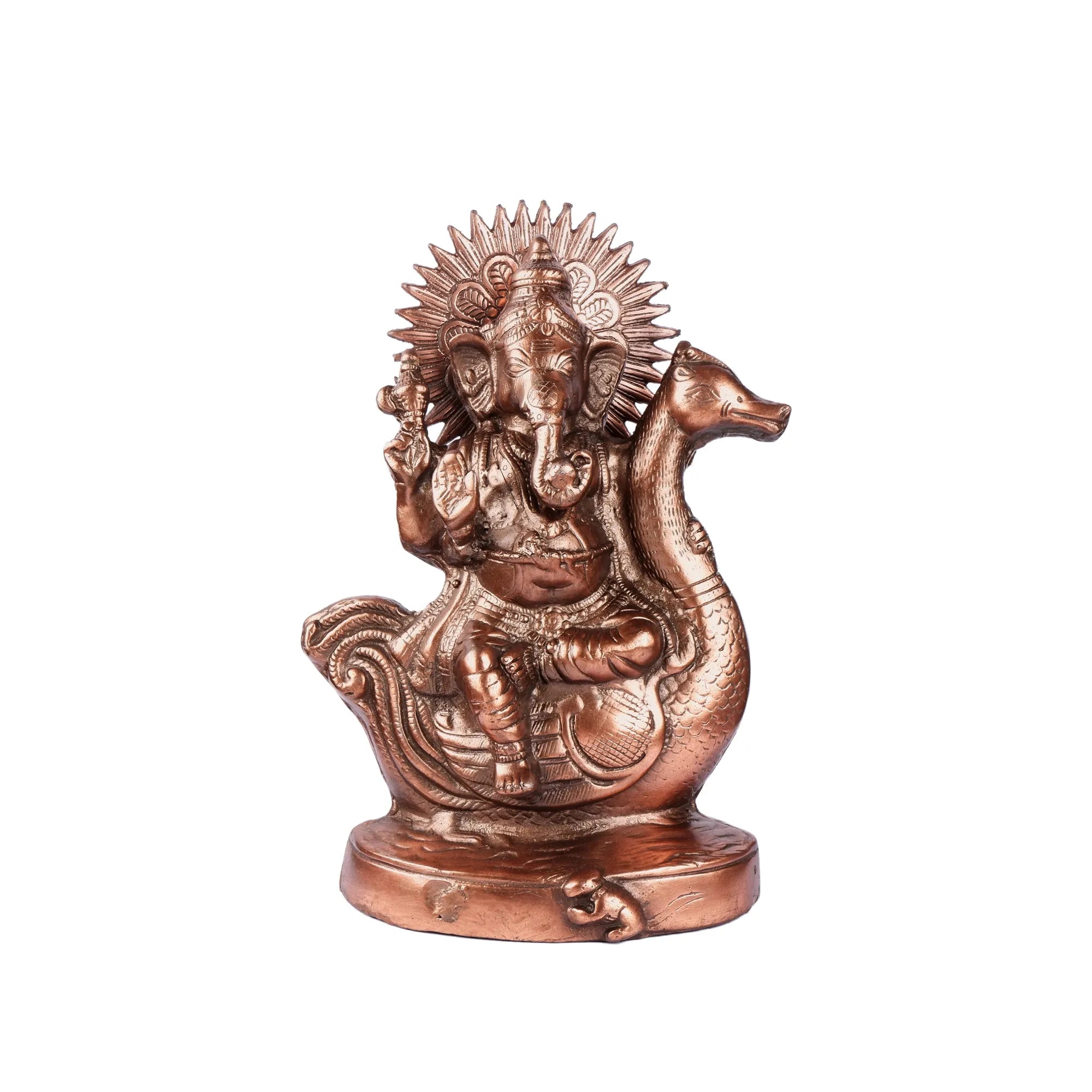 Gun Metal Ganesh ji Idol (13.3 Inch)